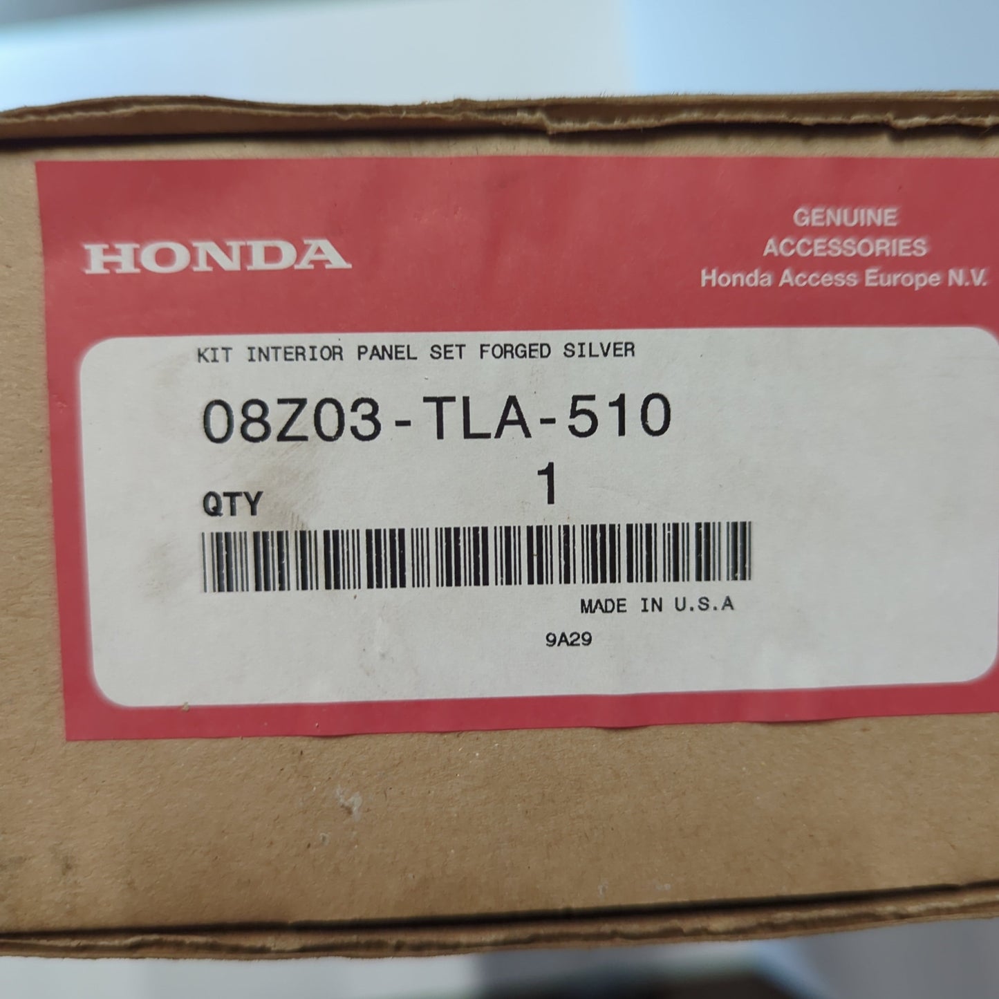 Genuine Honda Kit Interior Panel Set Fo | 08Z03TLA510