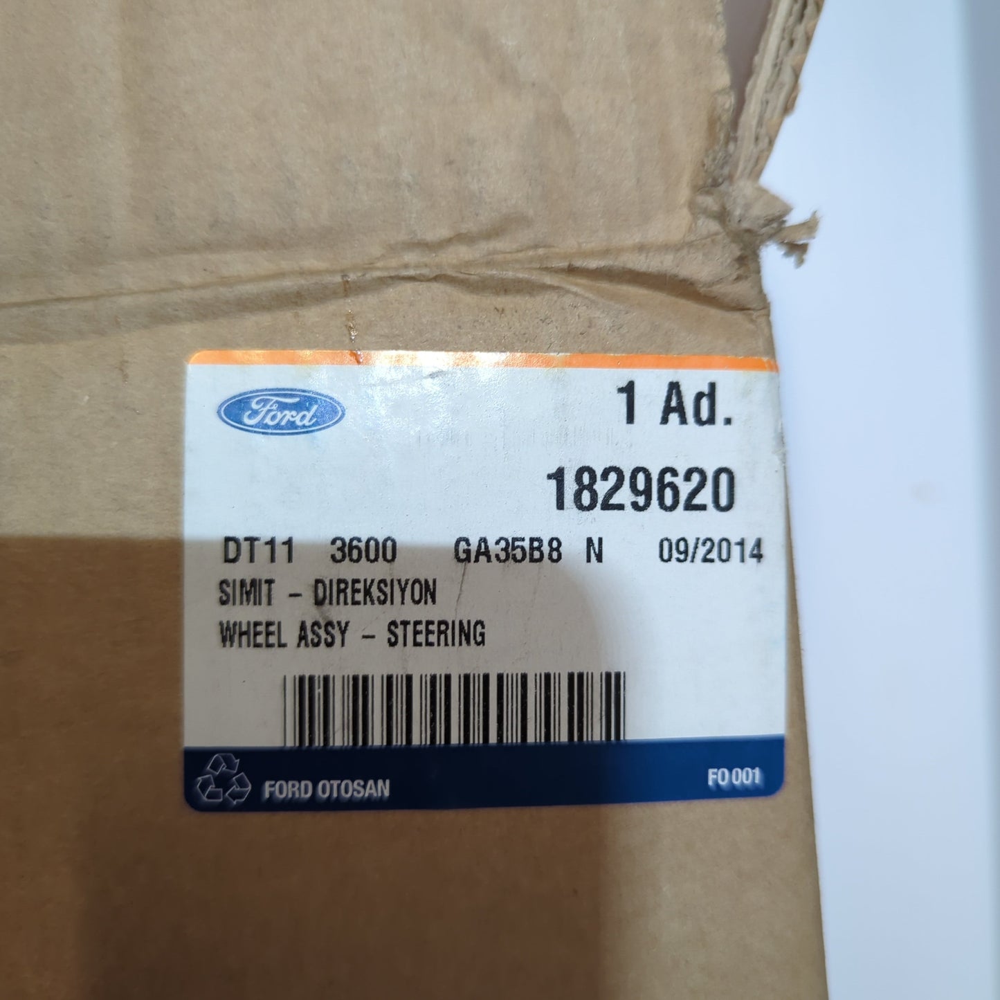 Genuine Steering Wheel Assembly - Ford Transit 2014-2019 | 1829620