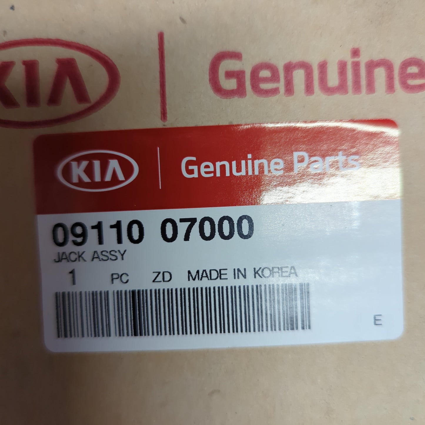 Genuine Kia Jack Assy | 911007000