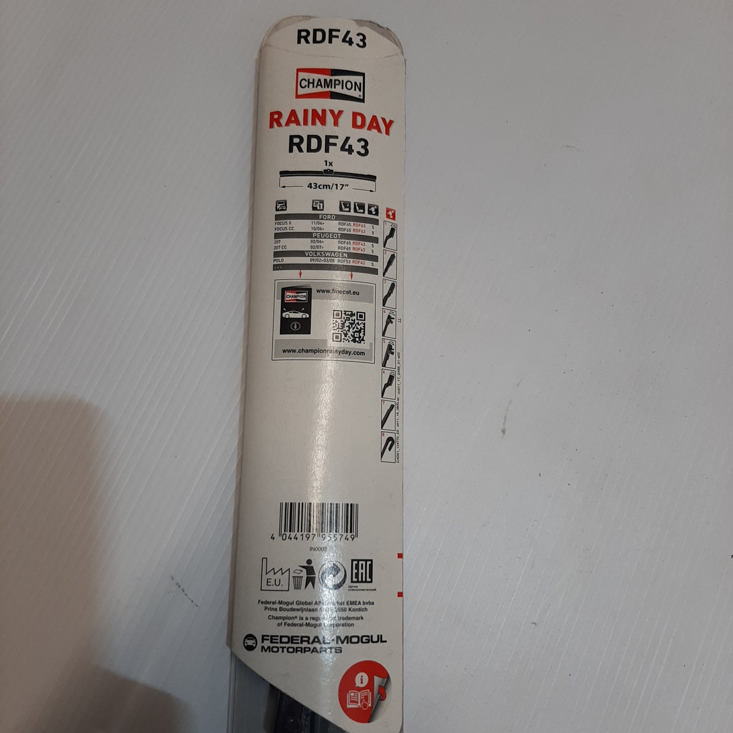 Champion - Rainy Day RDF43 - 17" Wiper Blade | 59137893