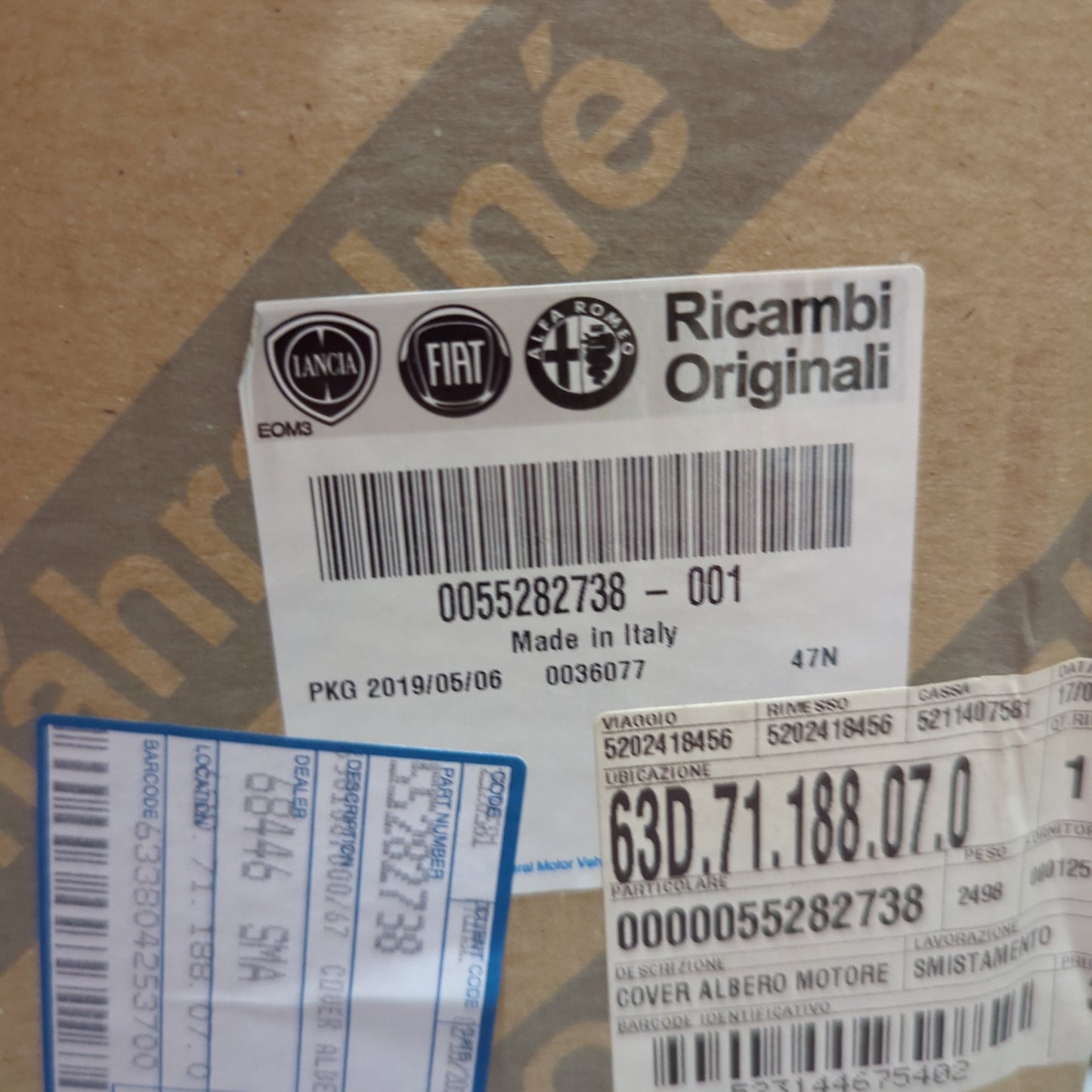 Genuine Fiat Cover | 55282738
