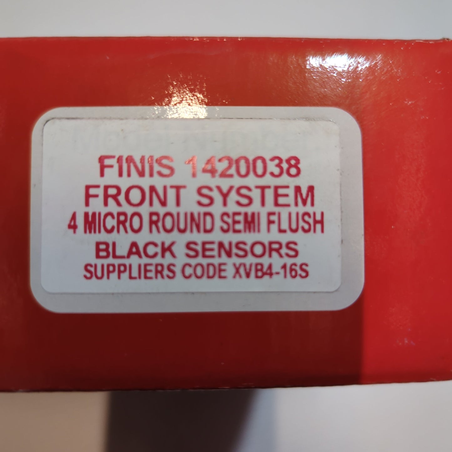 Xvision - Front System 4 Micro Rounded Semi Flush - Black Sensors | 1420038