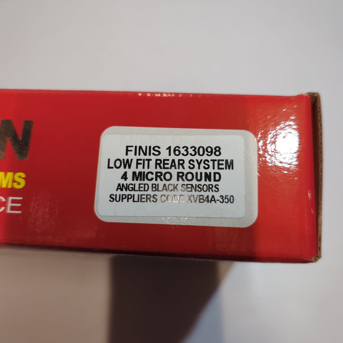 Xvision - Low Fit Rear System 4 Micro Round Angled Black Sensors| 1633098