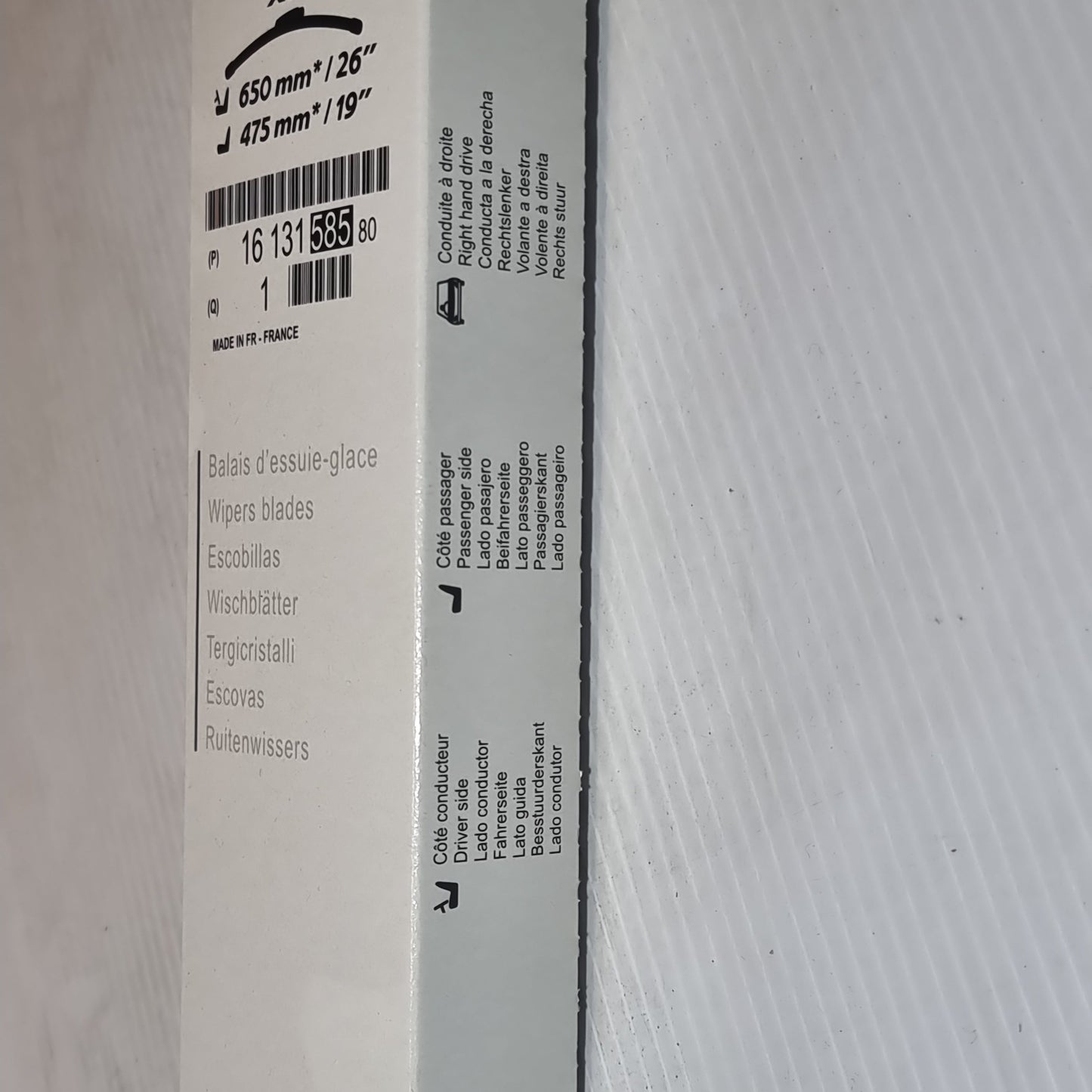 Genuine Peugeot Set Flat Blades | 1613158580