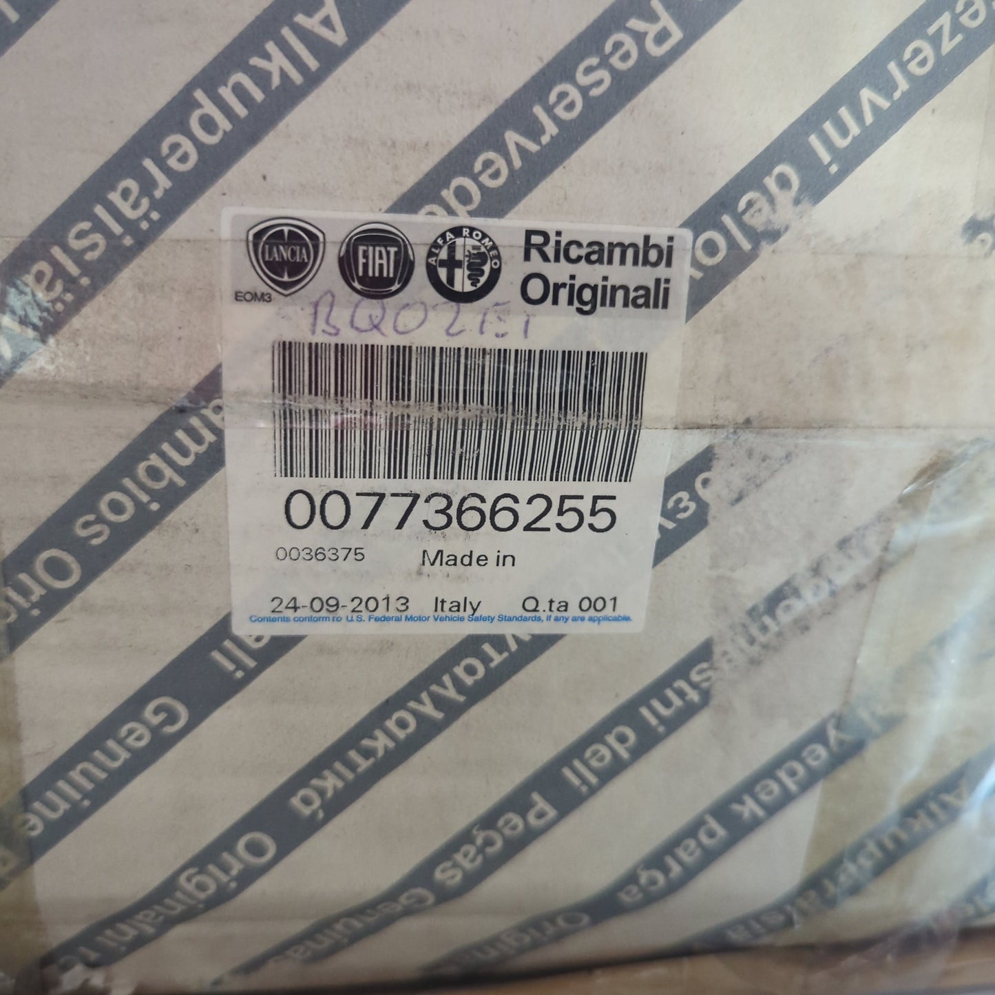 Genuine AC Air Intake Repair Element - Fiat Panda 2012- | 77366255