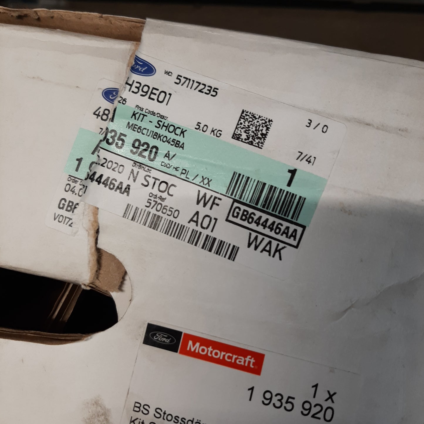 Genuine Front Shock Absorber Kit - Ford Transit | 1935920
