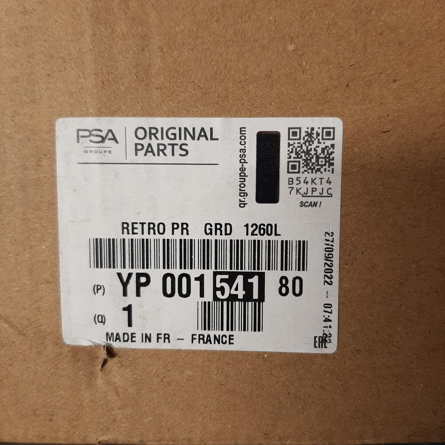 Genuine Vauxhall Ext View Mirror | YP00154180