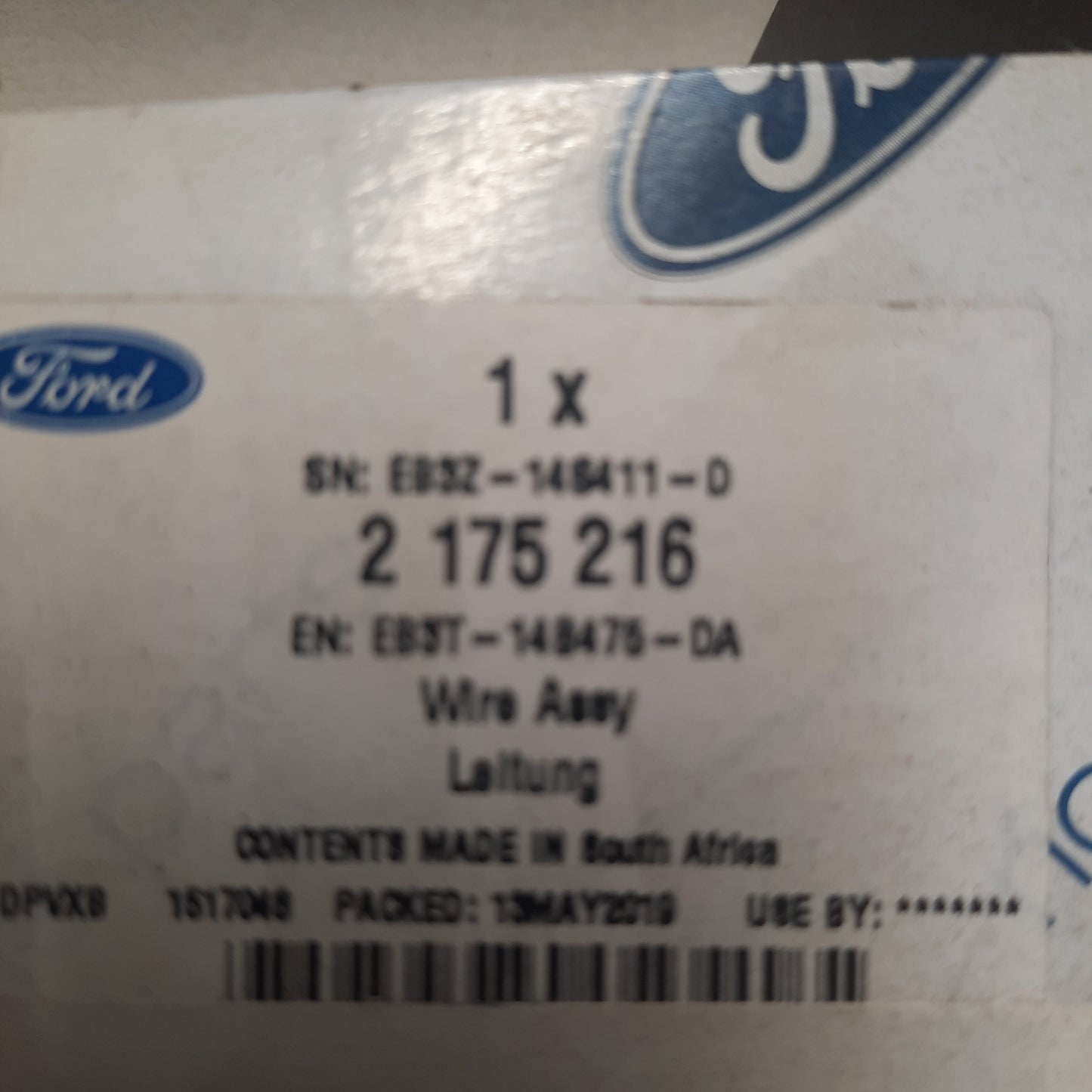 Genuine Wiring Assembly - Ford Ranger 2012 | 2175216
