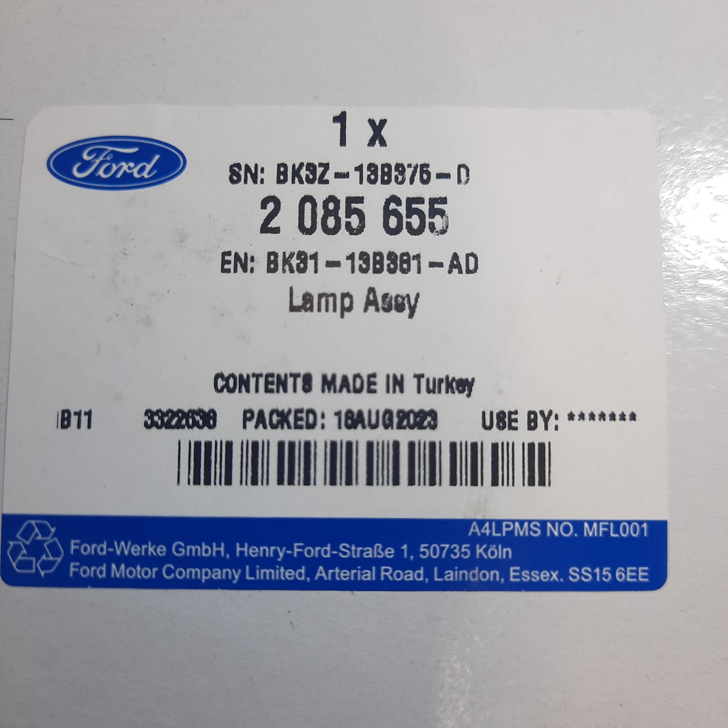 Genuine Ford Lamp Assy | 2043755
