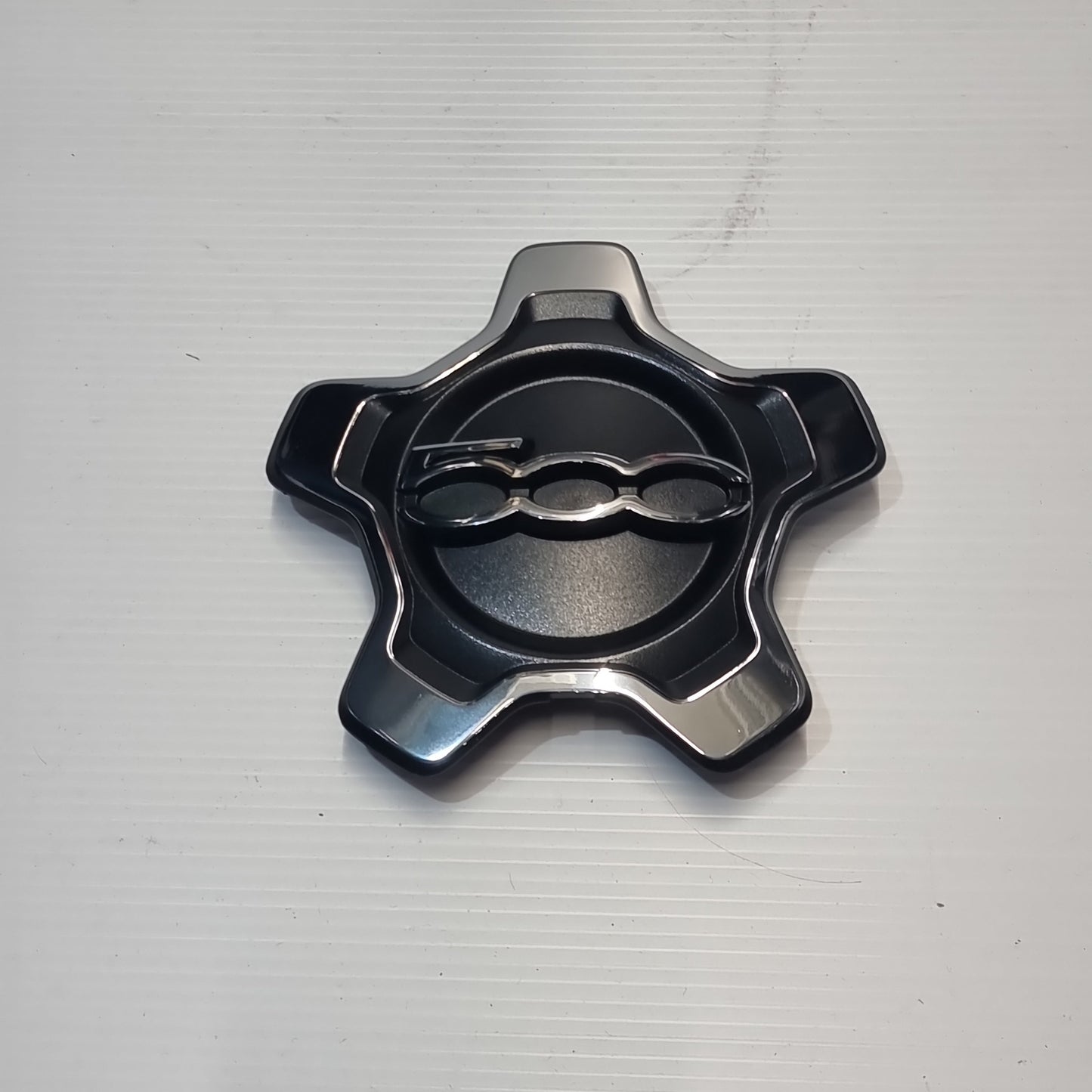 Genuine Alloy Wheel Centre Cap - Dark Chrome - Fiat 500 X | 735626312