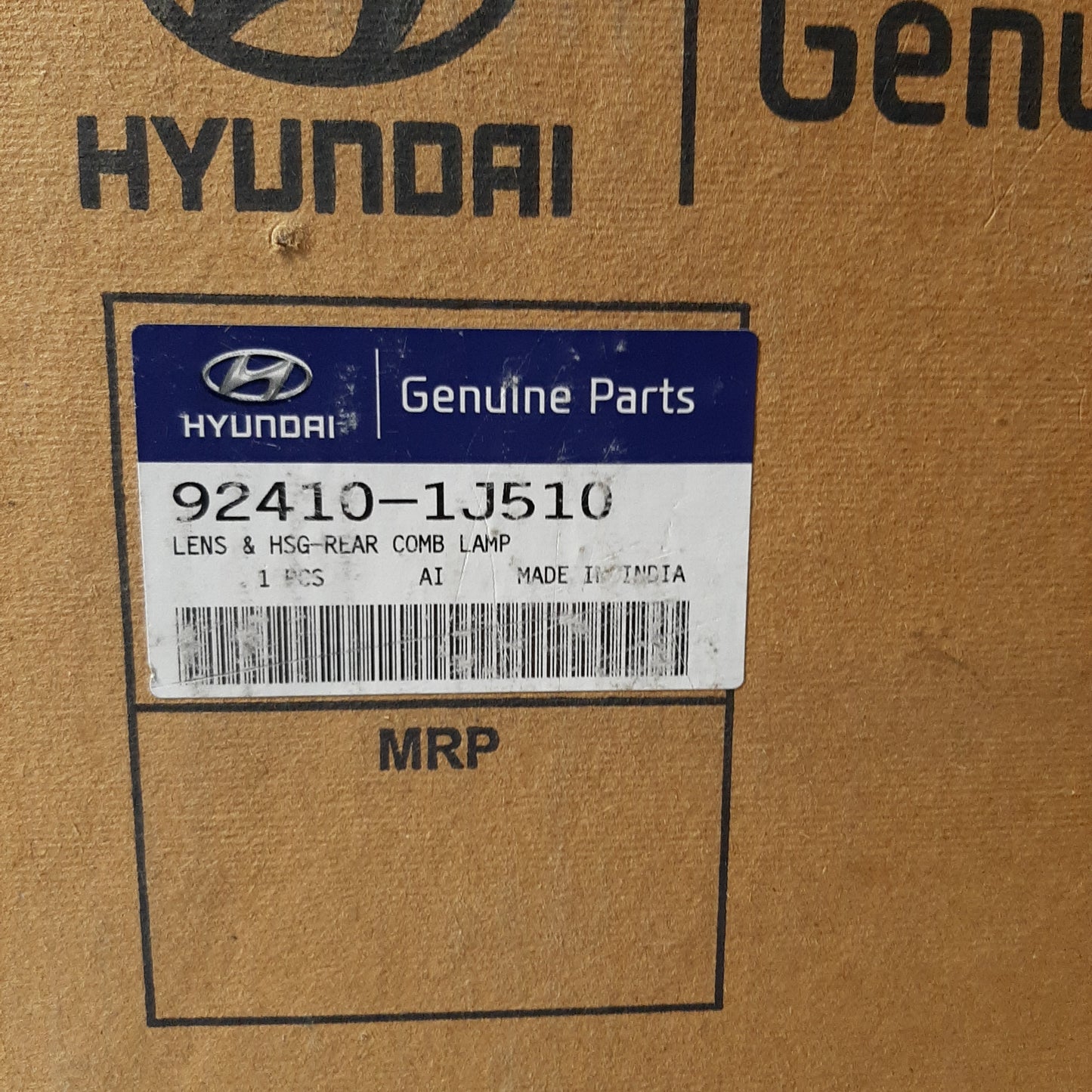 Genuine Rear Left Combination Light - Hyundai i20 2012-2014 | 924101J510