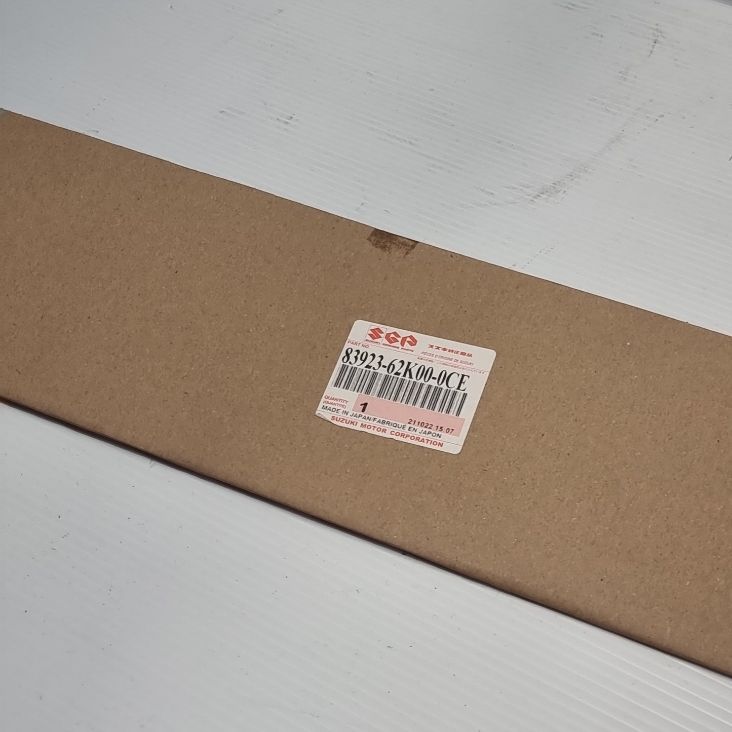 Genuine Suzuki Tape Front Door Outer | 83923-62K00-0CE