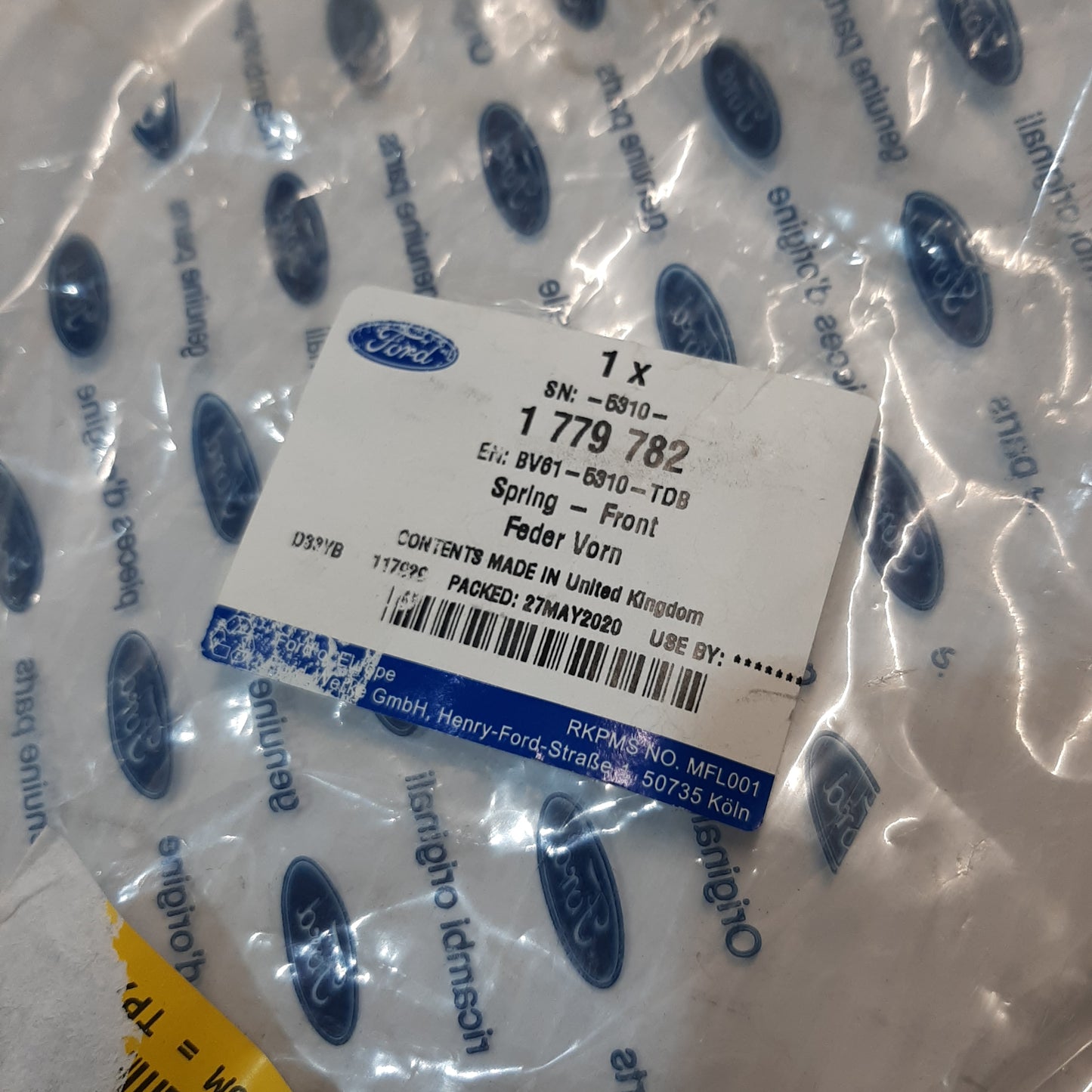 Genuine Ford Spring - Front | 1779782