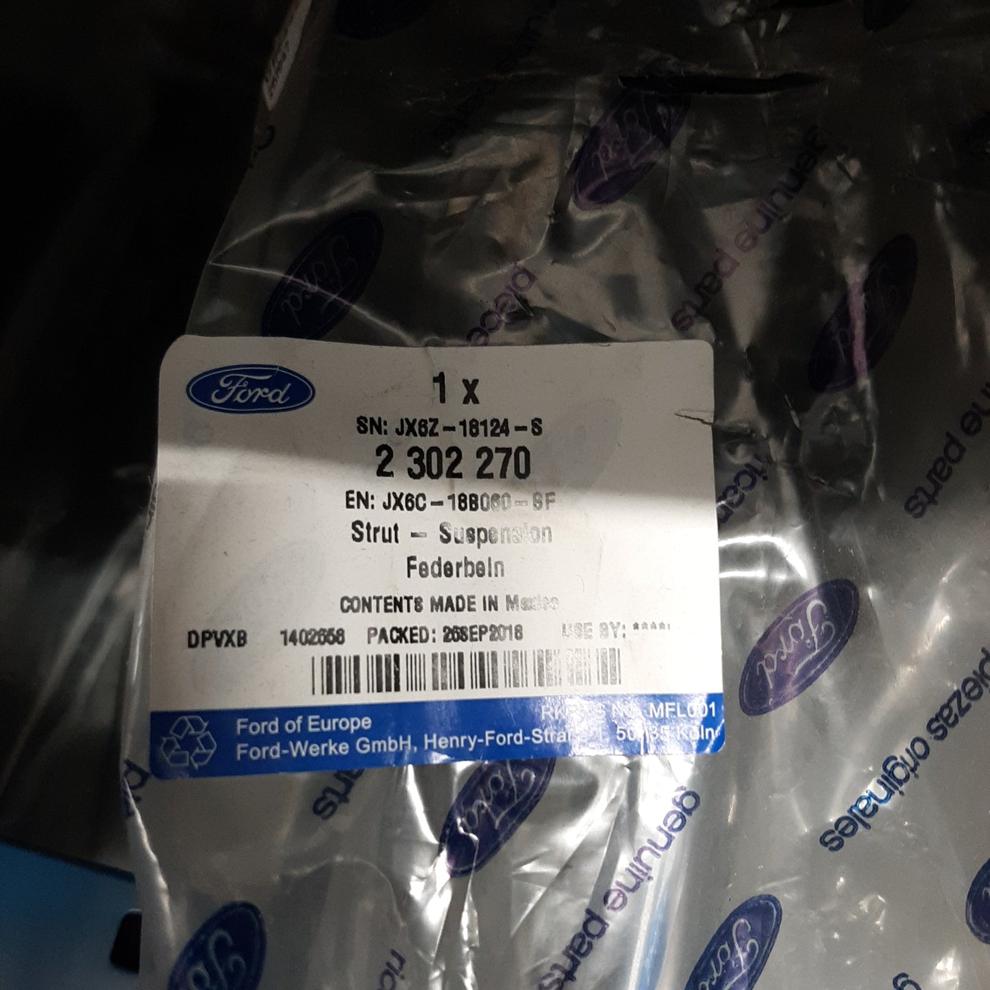 Genuine Ford Strut - Suspension | 2302270
