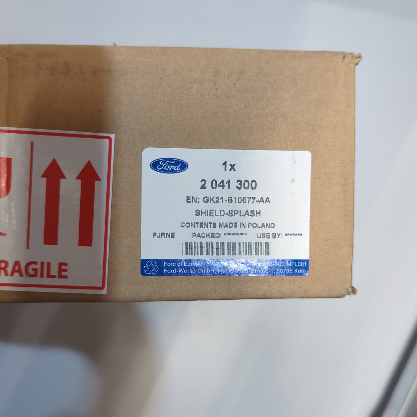 Genuine AdBlue Splash Shield - Ford Transit | 2041300