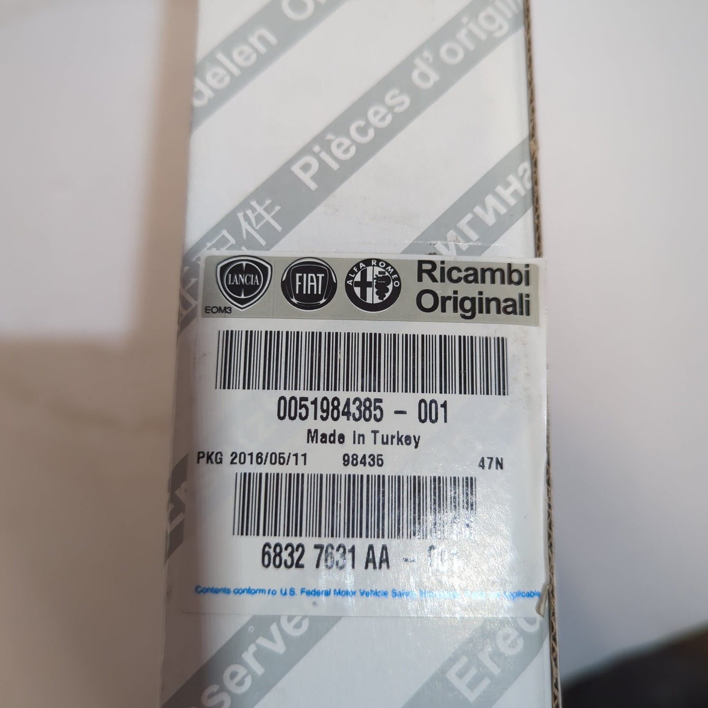 Genuine Front Wiper Blade - Fiat Tipo | 51984385