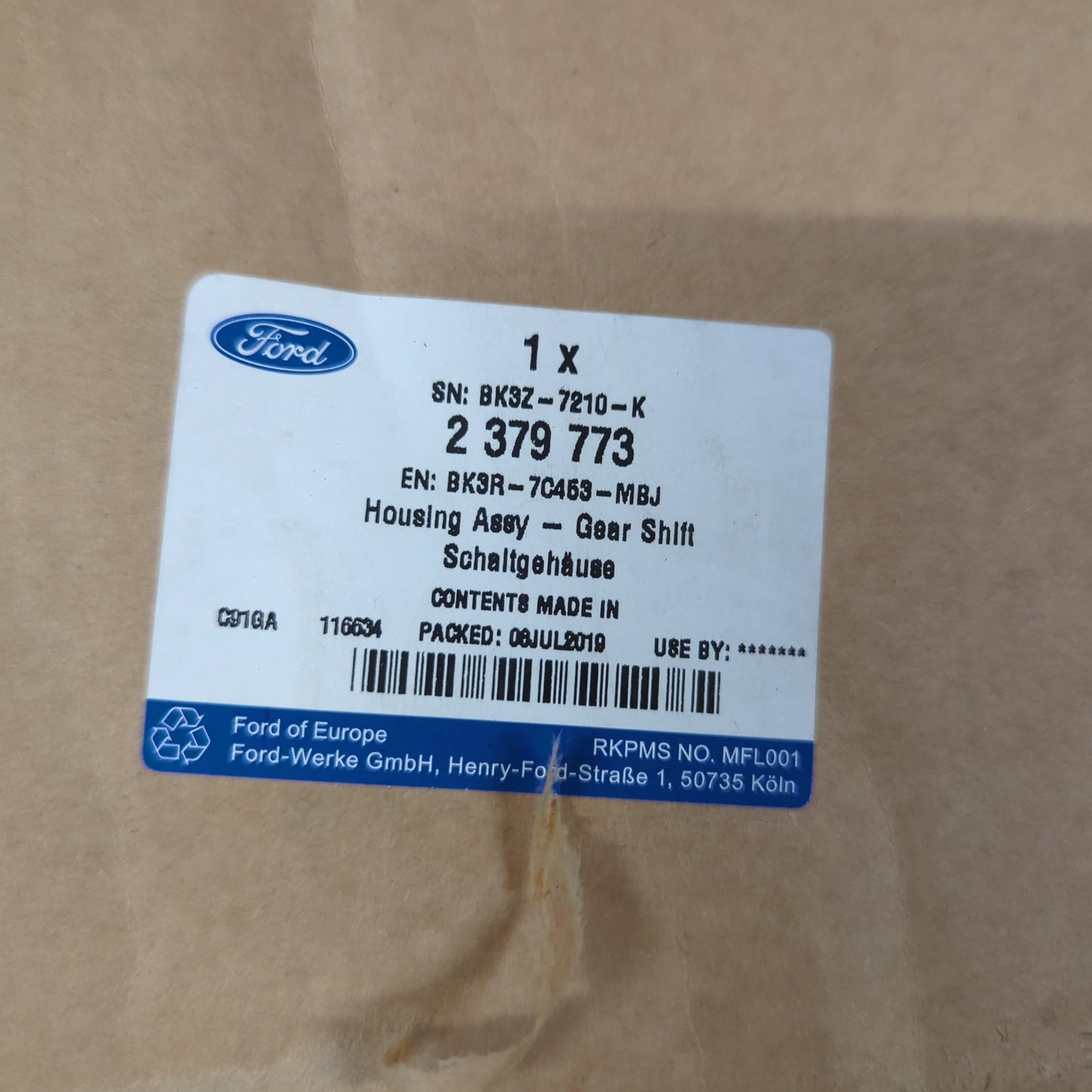 Genuine Gear Shift Housing Unit - Ford Transit 2019- 6-Speed | 2379773