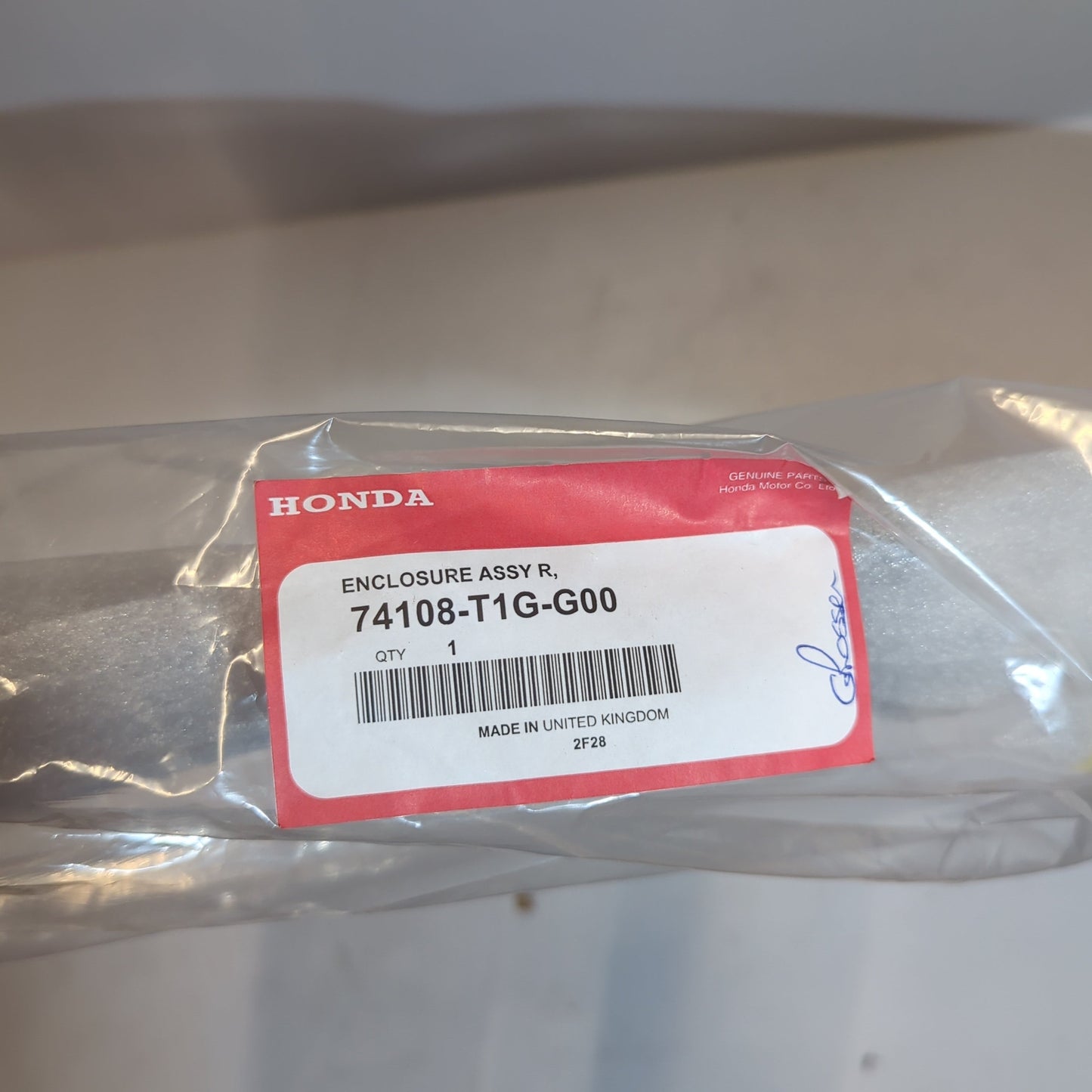 Genuine Honda Enclosure Assy., R. Fr. F | 74108T1GG00