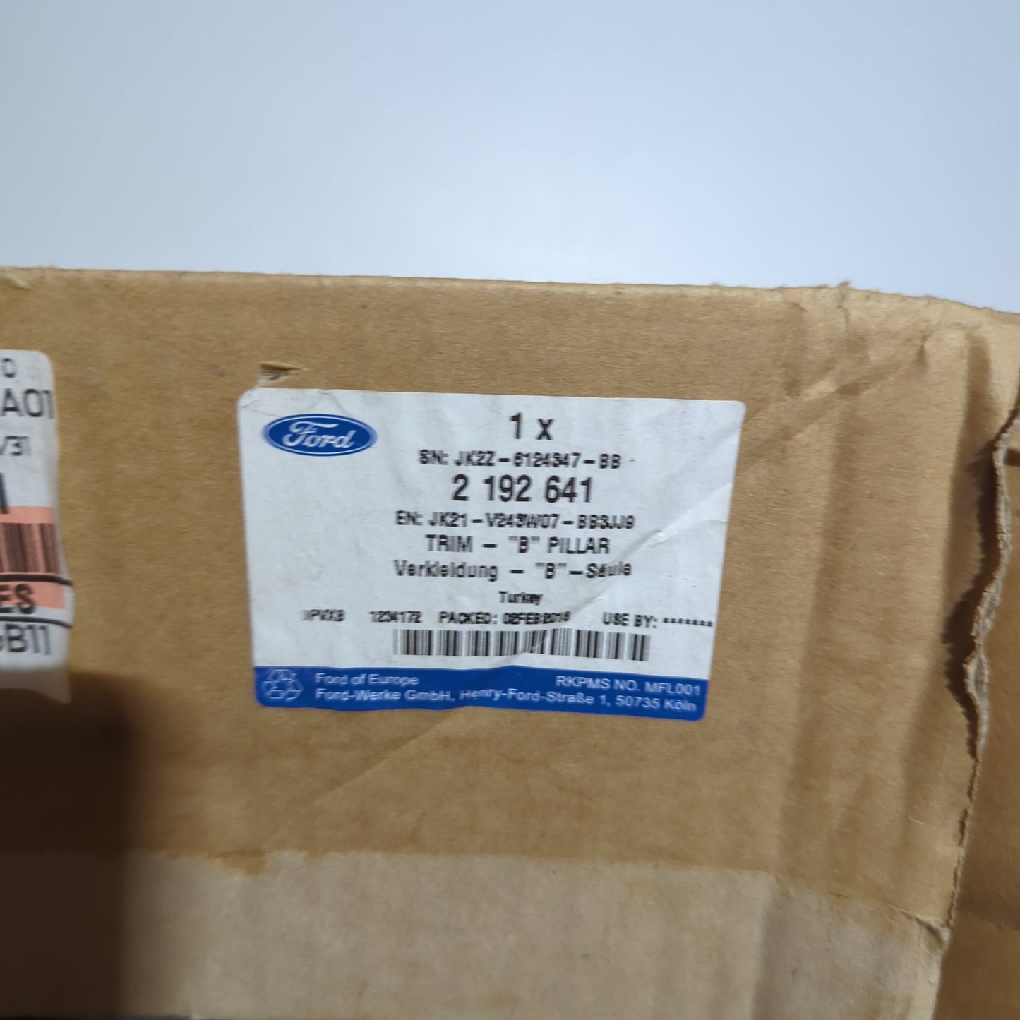 Genuine Ford Trim - "B" Pillar | 2192641