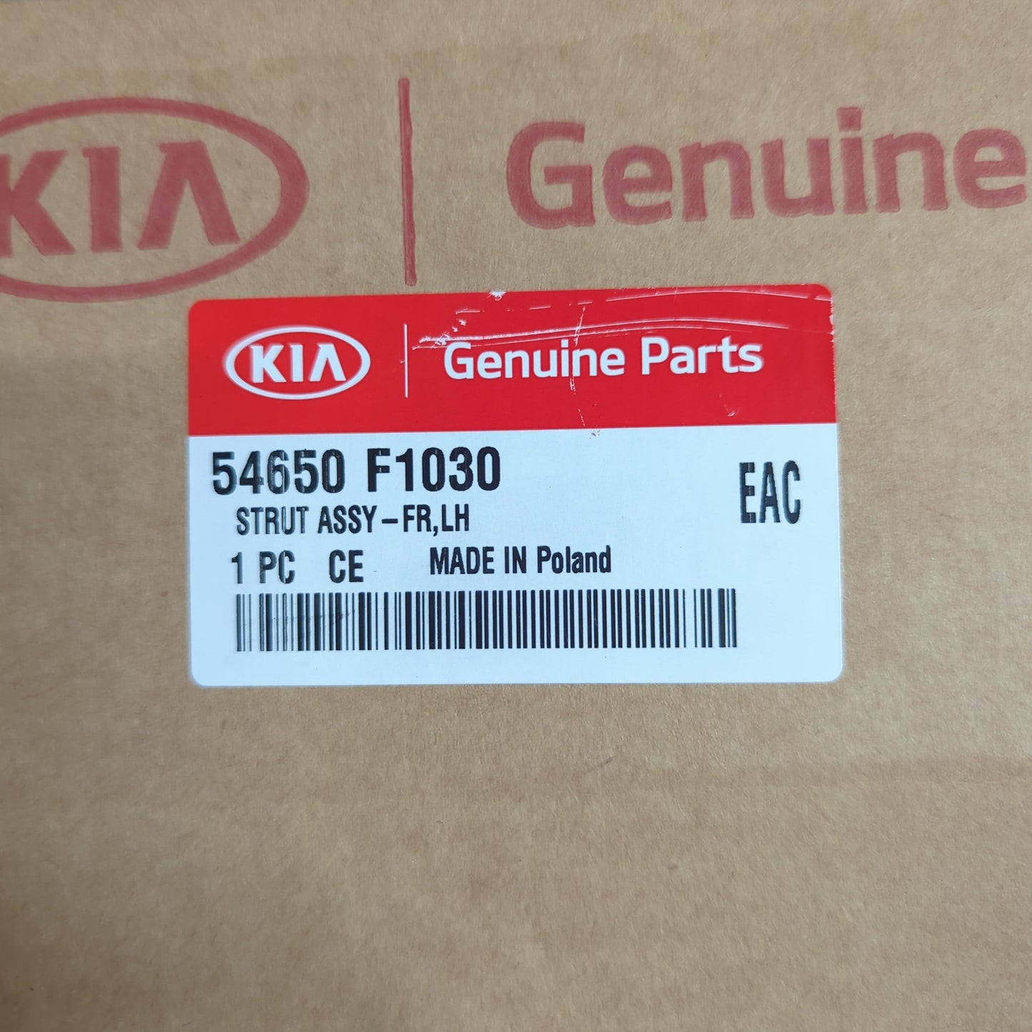 Genuine Front Left Suspension Strut - Kia Sportage 2015-2018 | 54650F1030