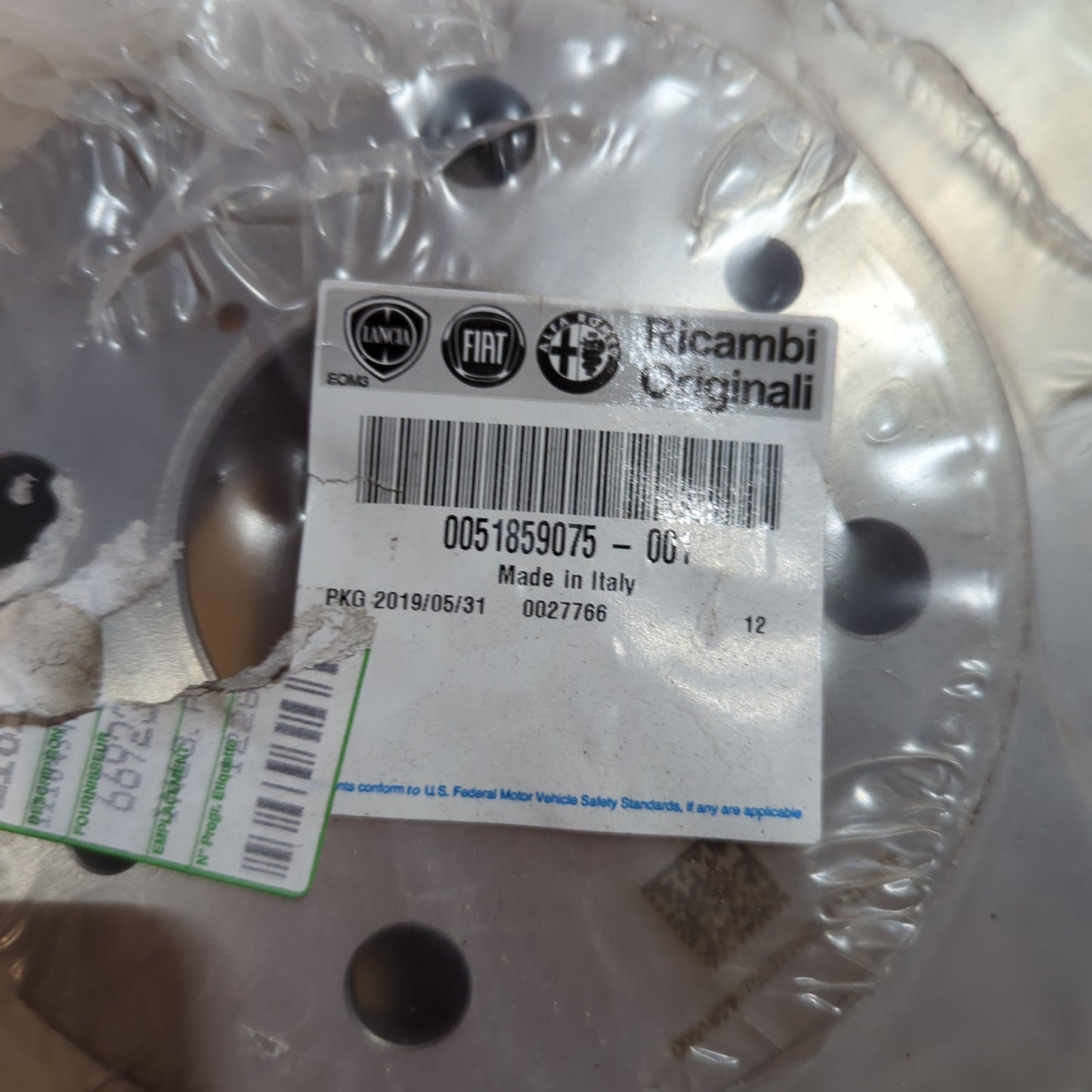 Genuine Brake Disc - Fiat 500 / Panda / Lancia Ypsilon 2011-2024 | 51859075