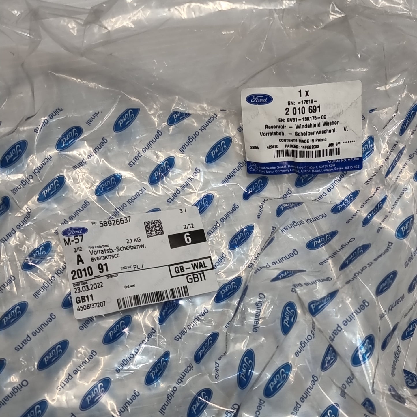 Genuine Ford Reservoir - Windshield Washer | 2010691