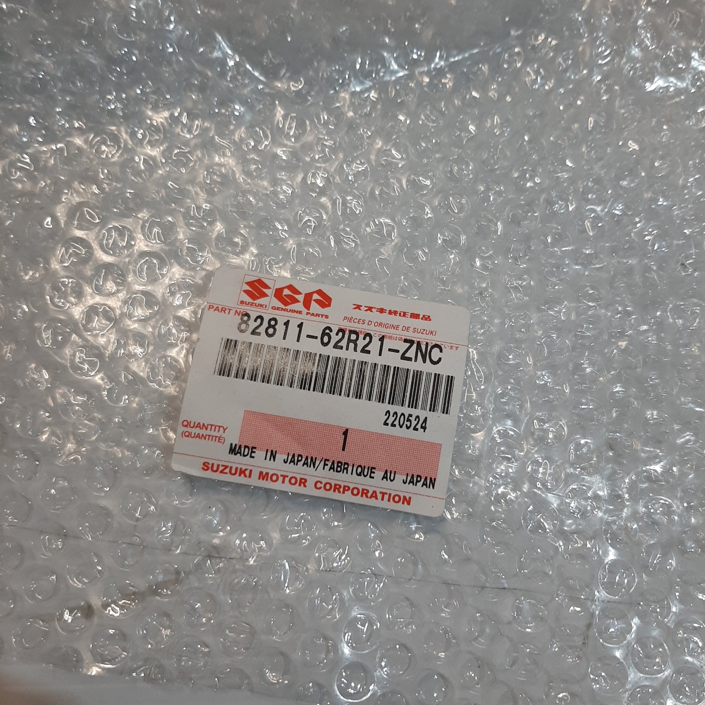 Genuine Suzuki Handle Set,Fr Door Out | 82811-62R21-ZNC