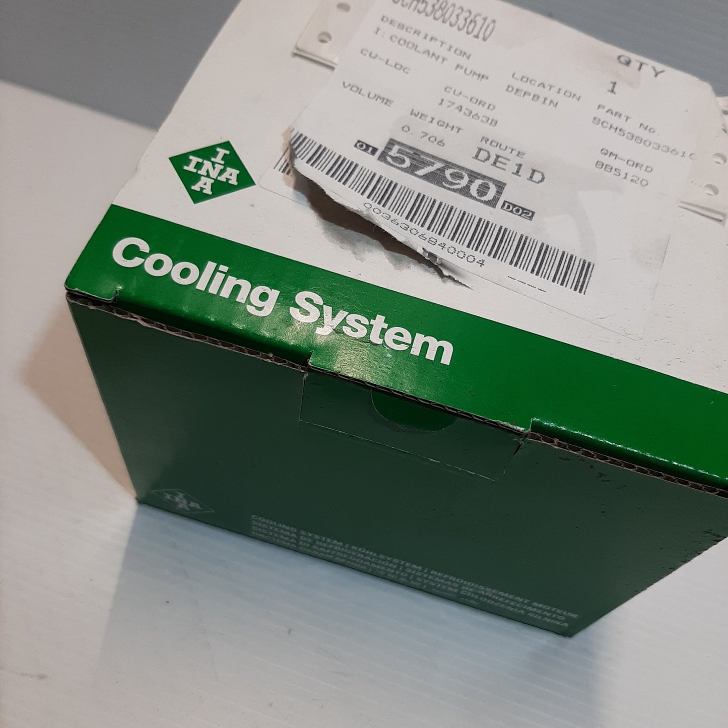 INA Coolant Pump | 538033610