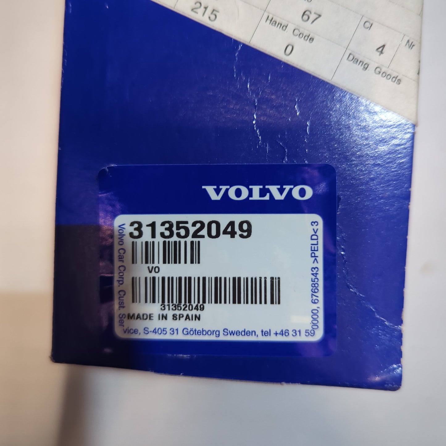 Genuine Front Left Door Mirror Cover - Volvo V40 | 31352049