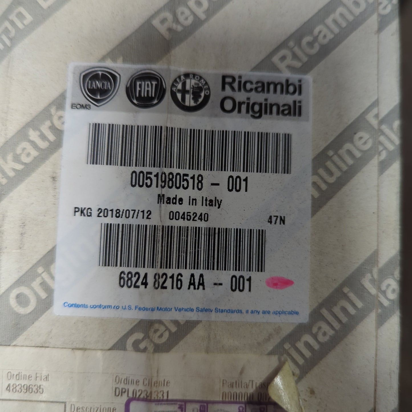 Genuine Fiat Window Regulato | 51980518