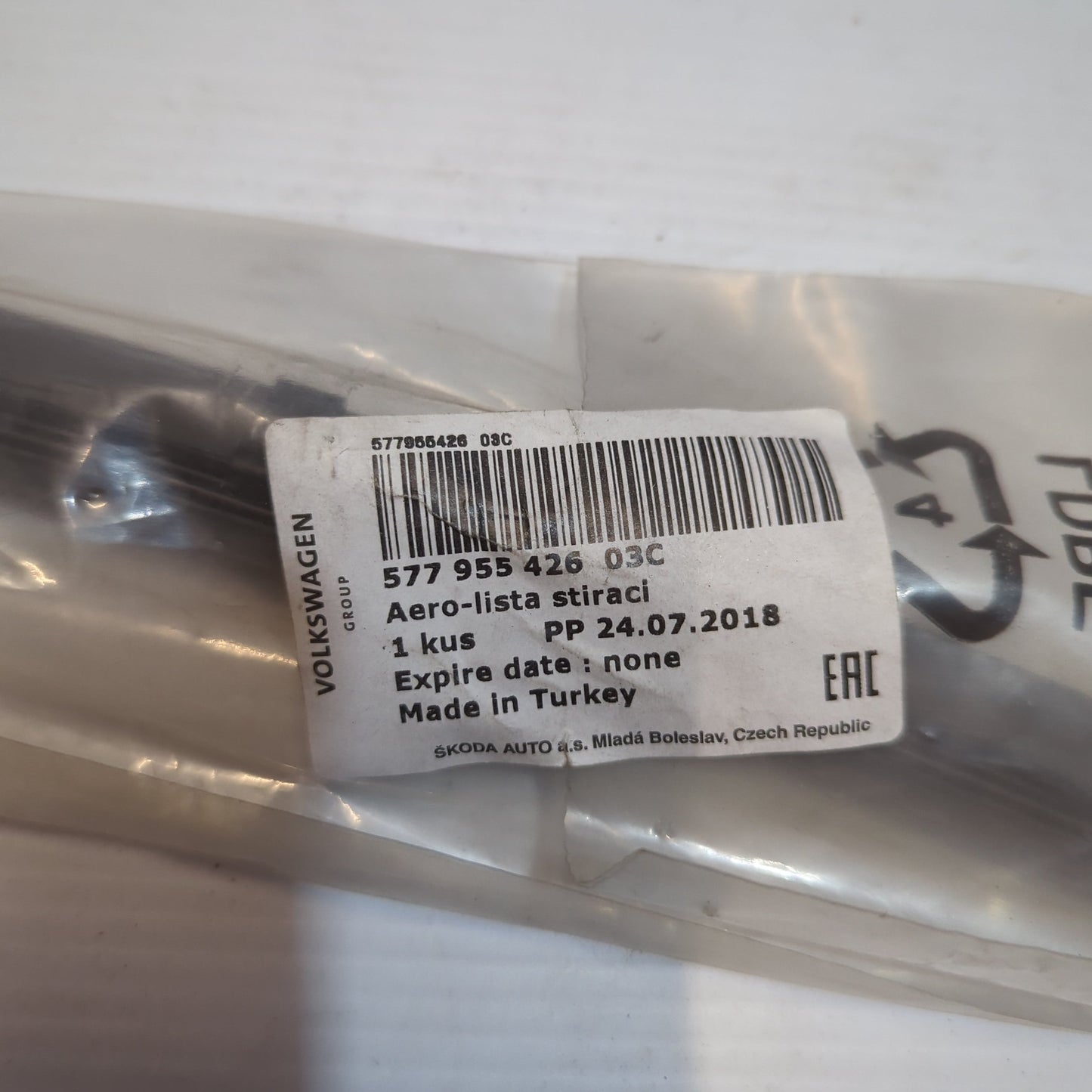 1x Genuine Right Wiperblade - SEAT Ateca 2016- | 57795542603C