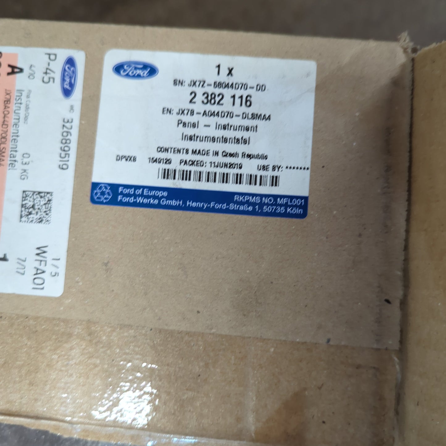 Genuine Ford Panel - Instrument | 2382116