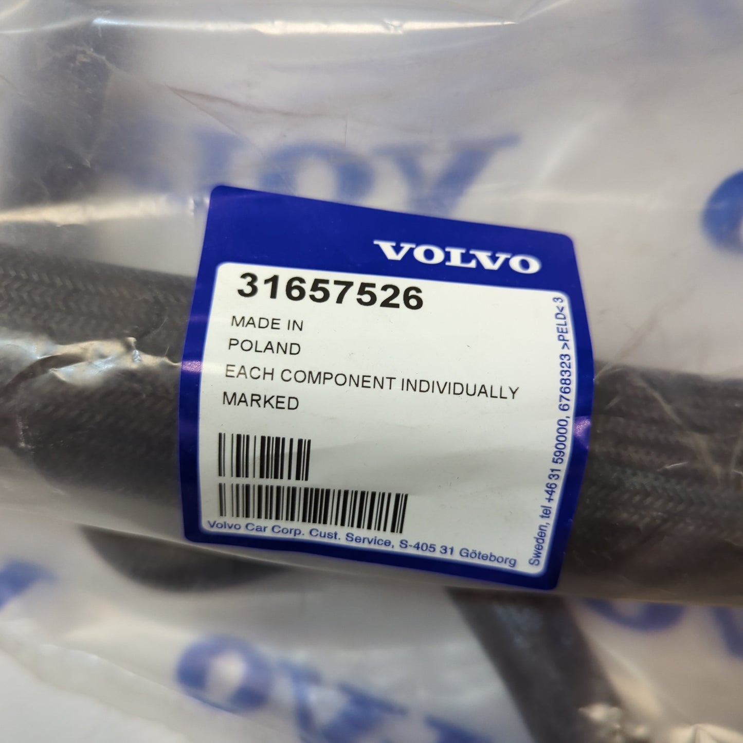 Genuine Cooling Hose Kit - Volvo S60 / XC60 / V60 | 31657526