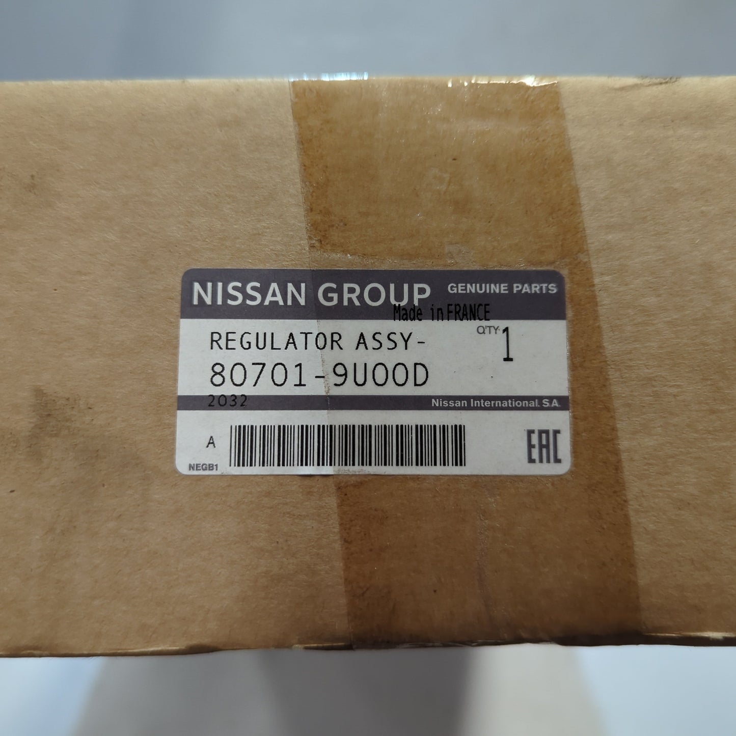 Genuine Front Left Window Regulator - Nissan Note 2004-2013 | 807019U00D