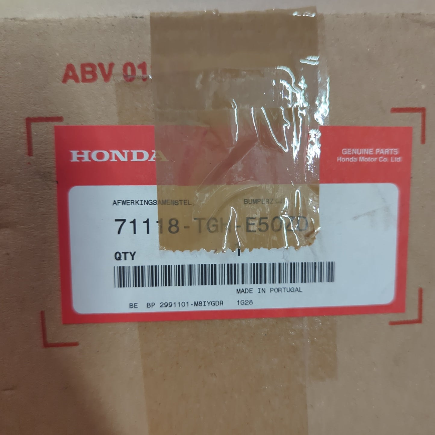 Genuine Honda Garnish Assy., L. Fr. Bum | 71118TGHE50ZD