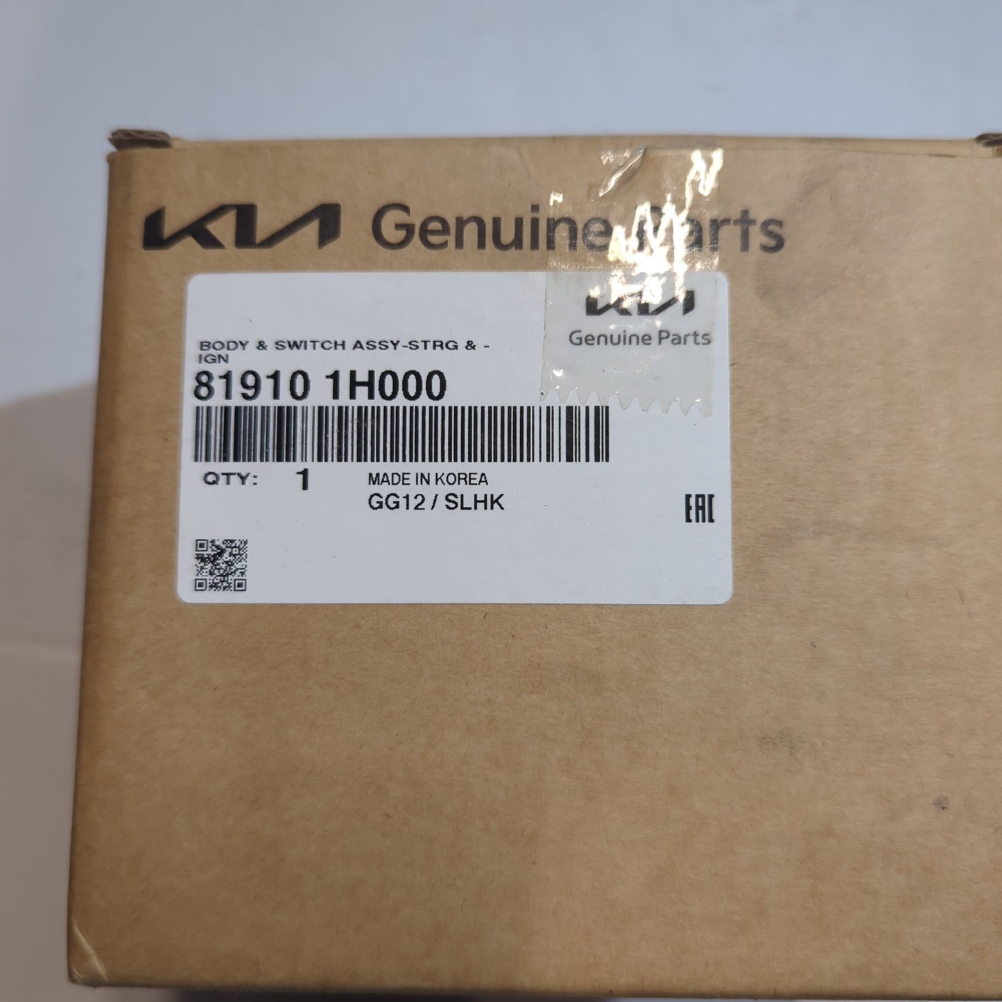 Genuine Kia Body & Switch Assy-S | 819101H000