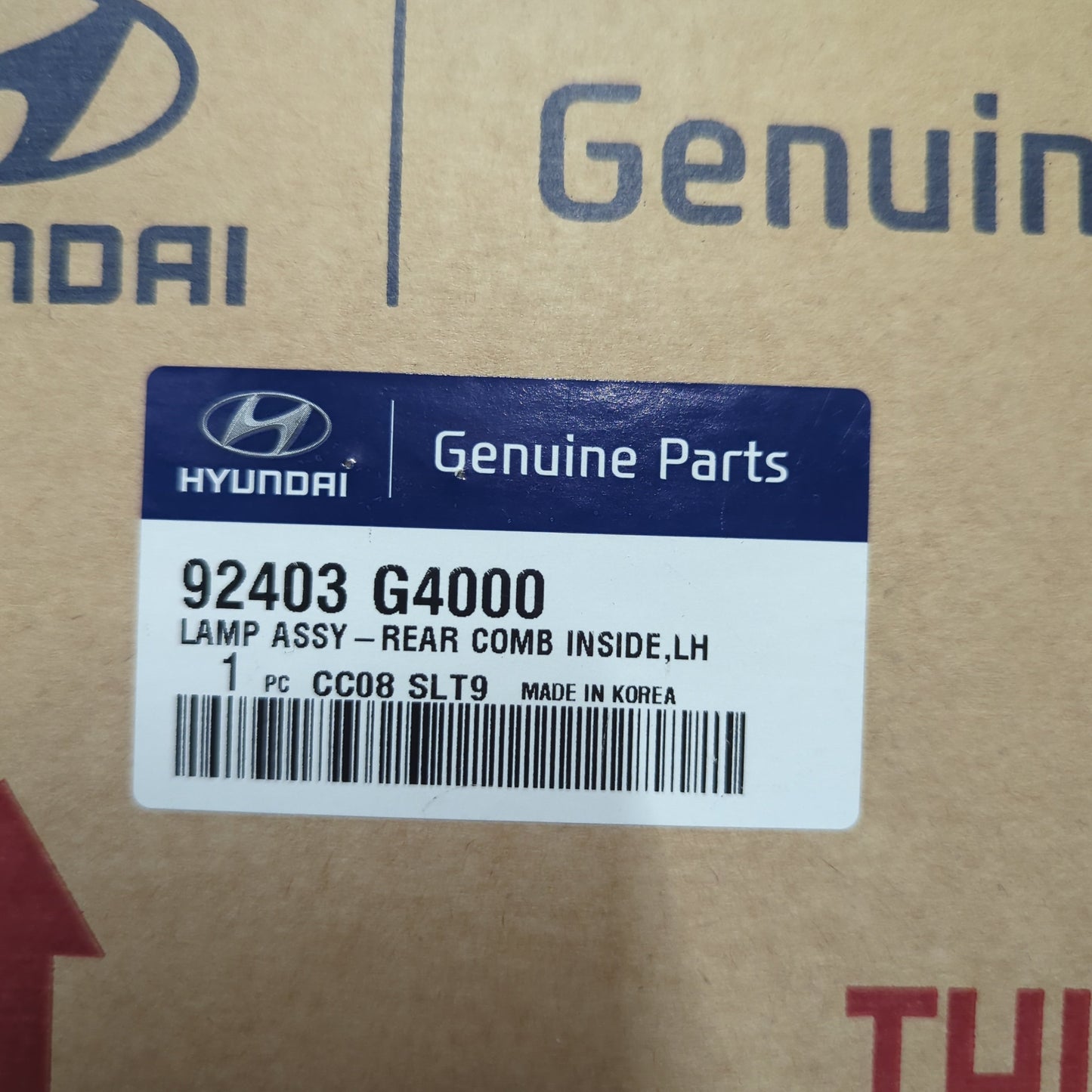 Genuine Hyundai Lamp Assy-Rear Comb | 92403G4000