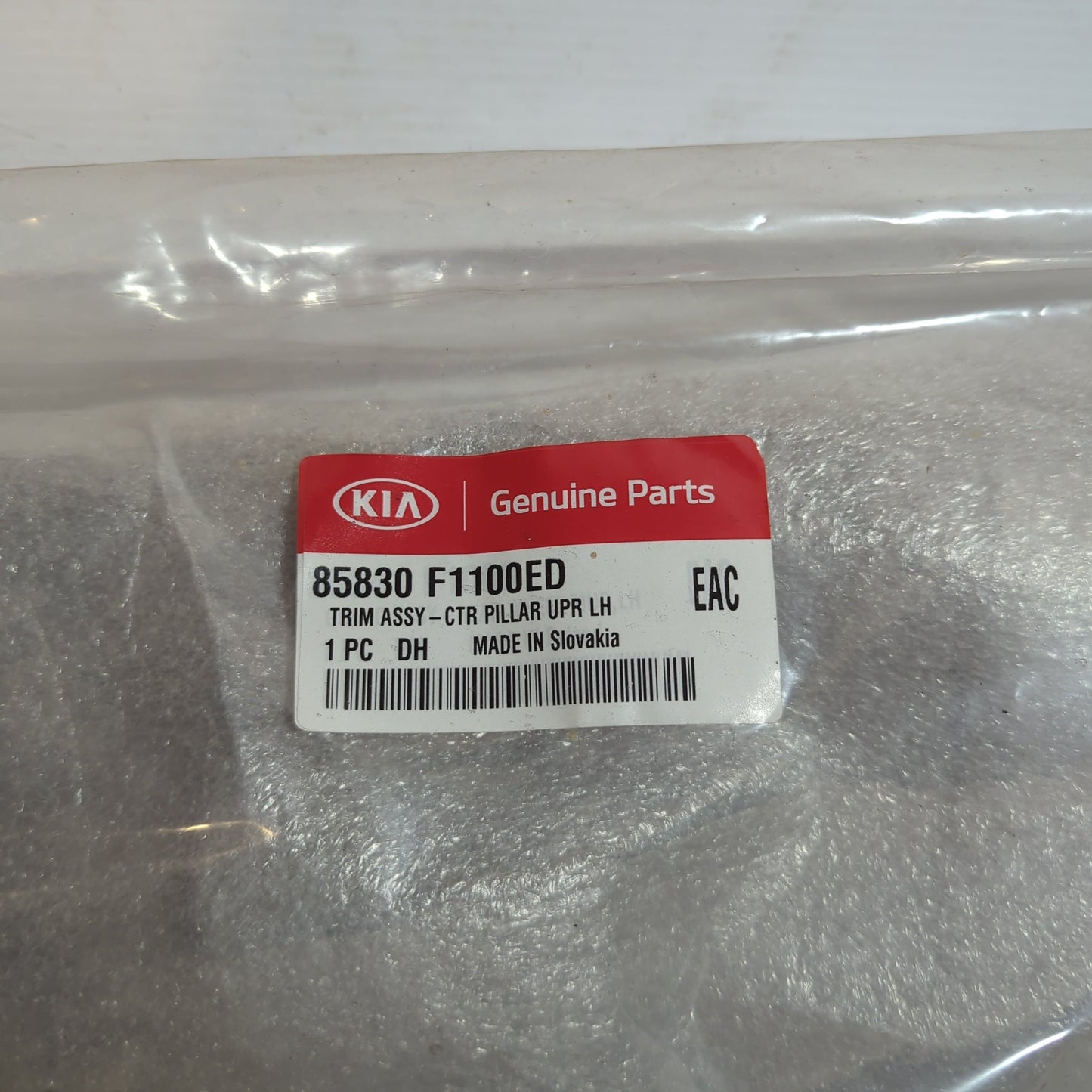 Genuine Kia Trim Assy-Ctr Pillar | 85830F1100ED