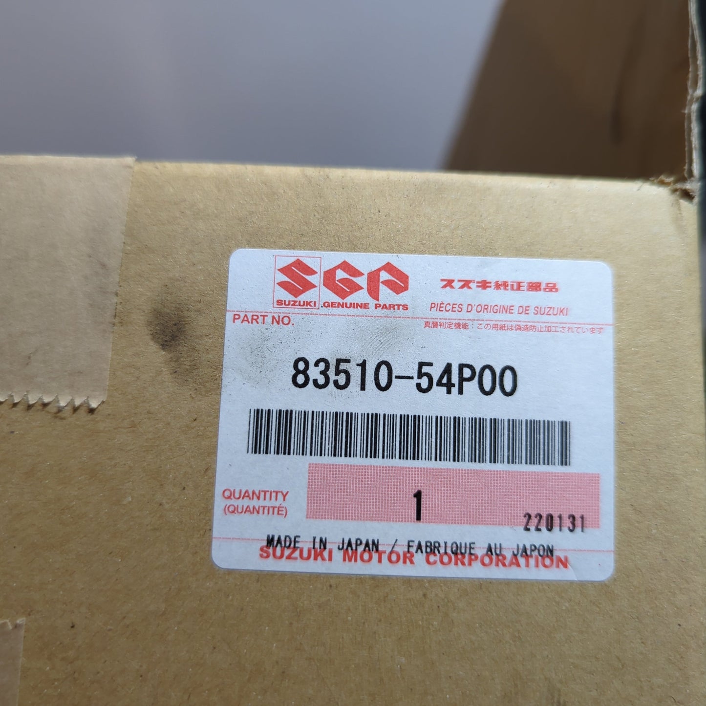 Genuine Suzuki Regulator Assy | 83510-54P00-000