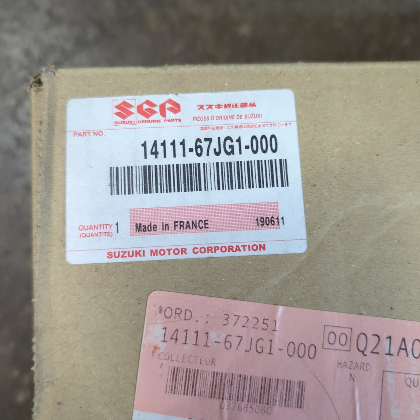 Genuine Exhaust Manifold - Suzuki Grand Vitara 2006-2008 | 14111-67JG1-000