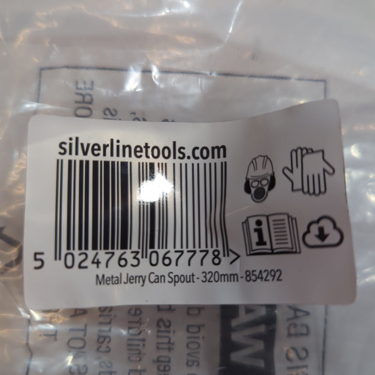 Silverline - Jerry Can Spout - Green - for 10/20L Cans | 854292