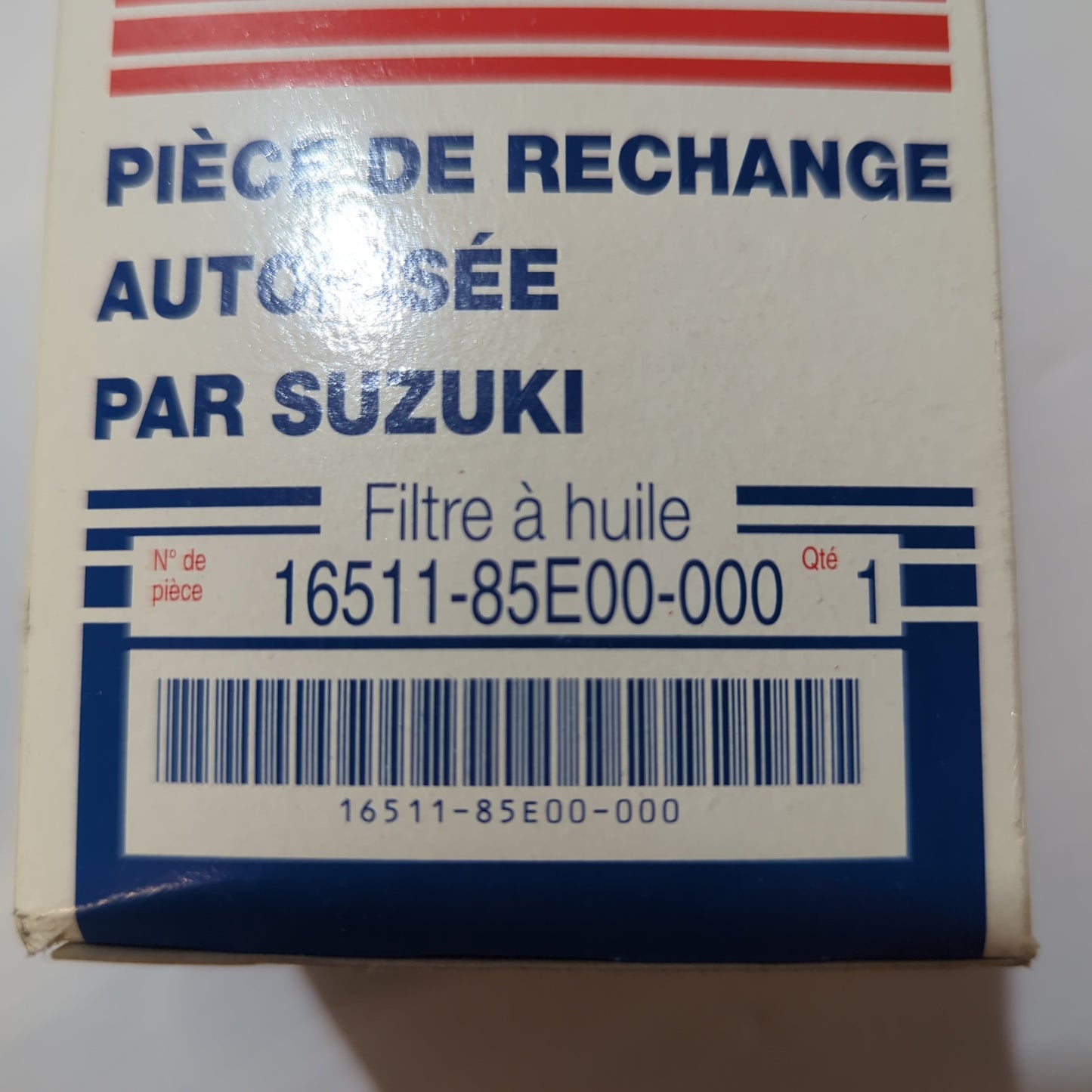 Genuine Oil Filter - Suzuki Swift / Ignis / Splash 1.3  | 16511-85E00-000