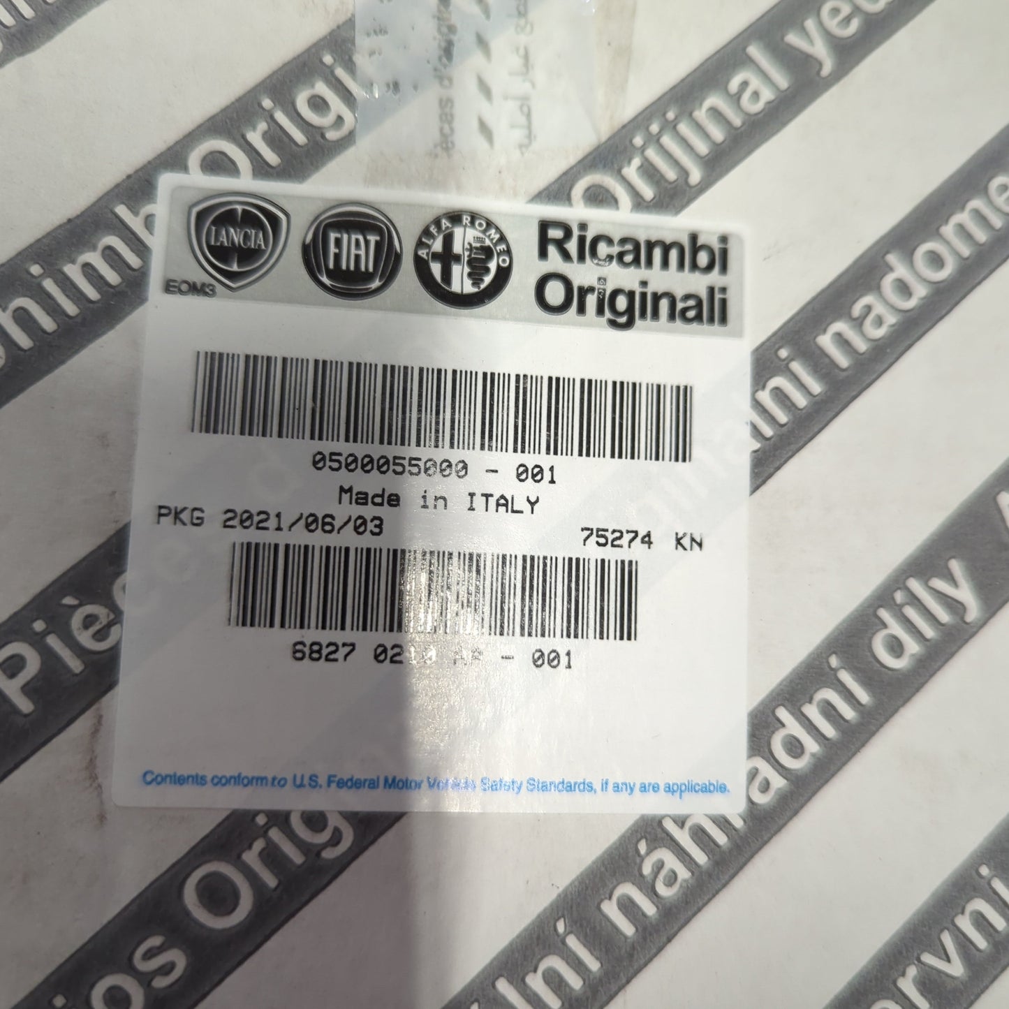 Genuine Gaskets for Crankcase and Cylinder - Fiat Ducato 2006-2014 | 500055000