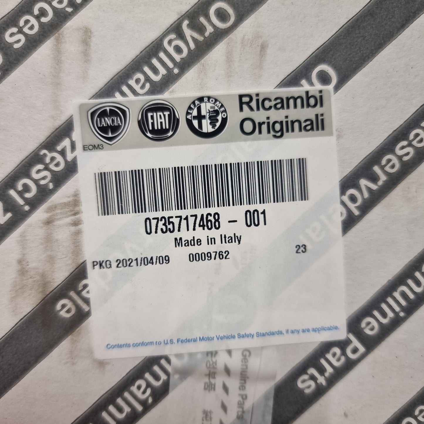 Genuine Front Abarth Make Badge - 500 Abarth | 735717468