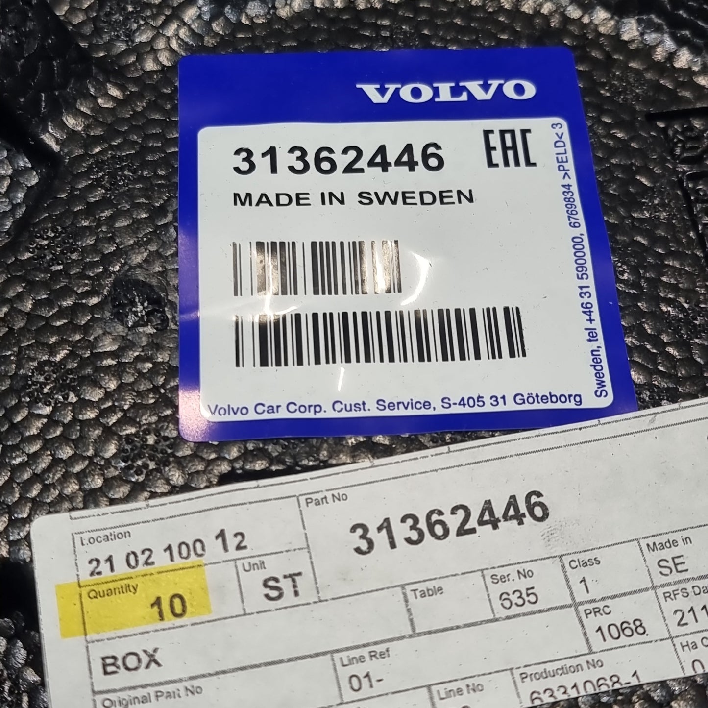Genuine Spare Wheel Tool Box - Volvo V70 / XC70 | 31362446