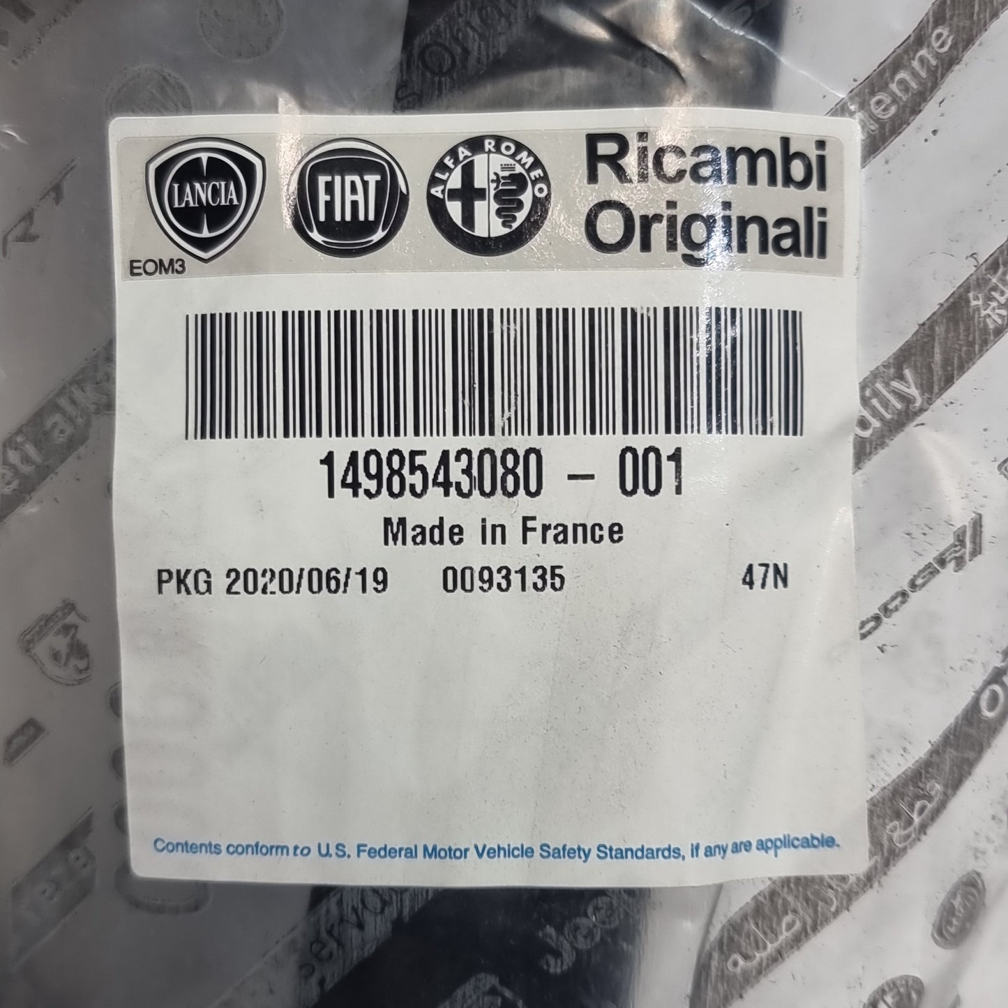 Genuine Sliding Door Lower Seal - Fiat Scudo 2007-2016 | 1498543080