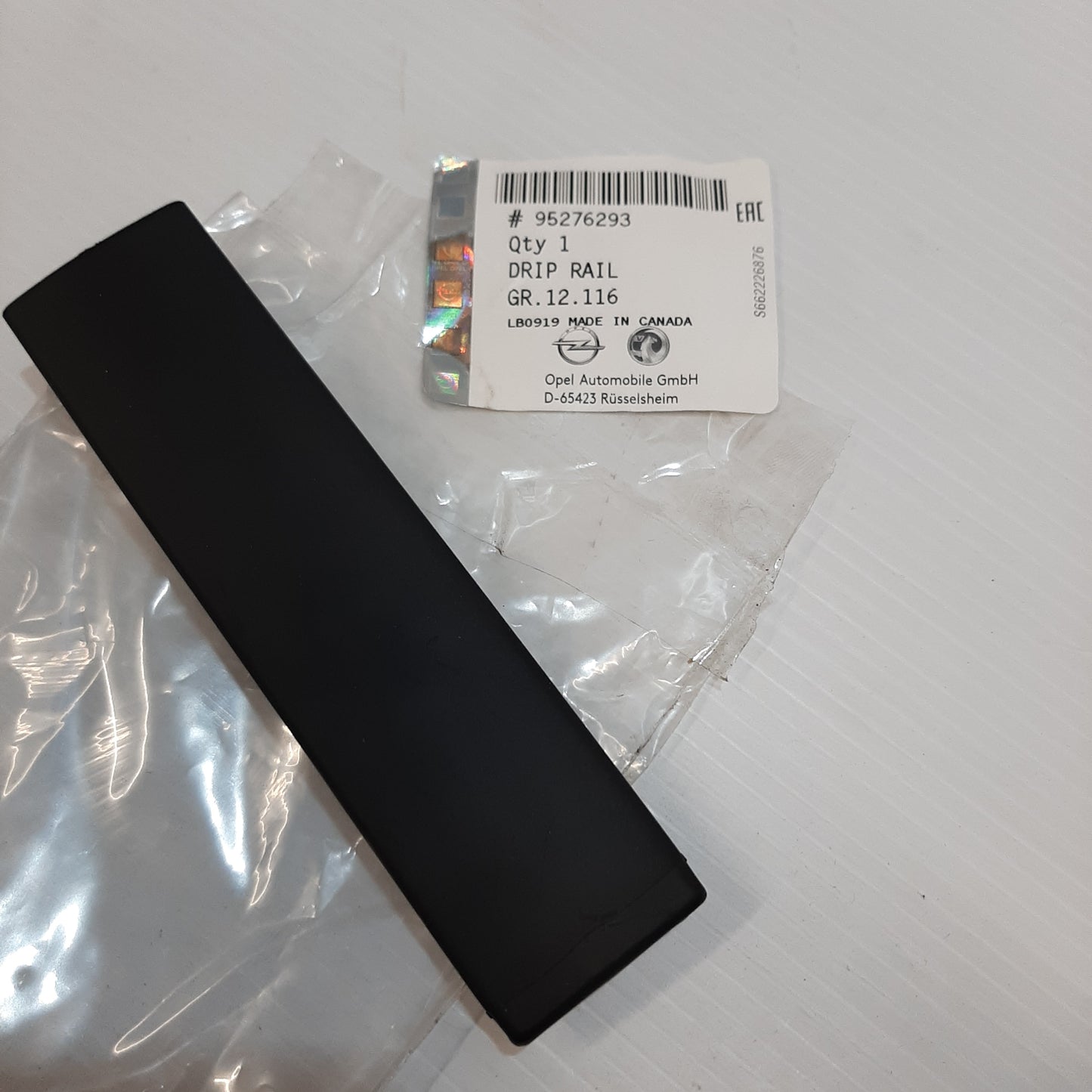 Genuine Roof Panel Joint Trim - Vauxhall | 95276293