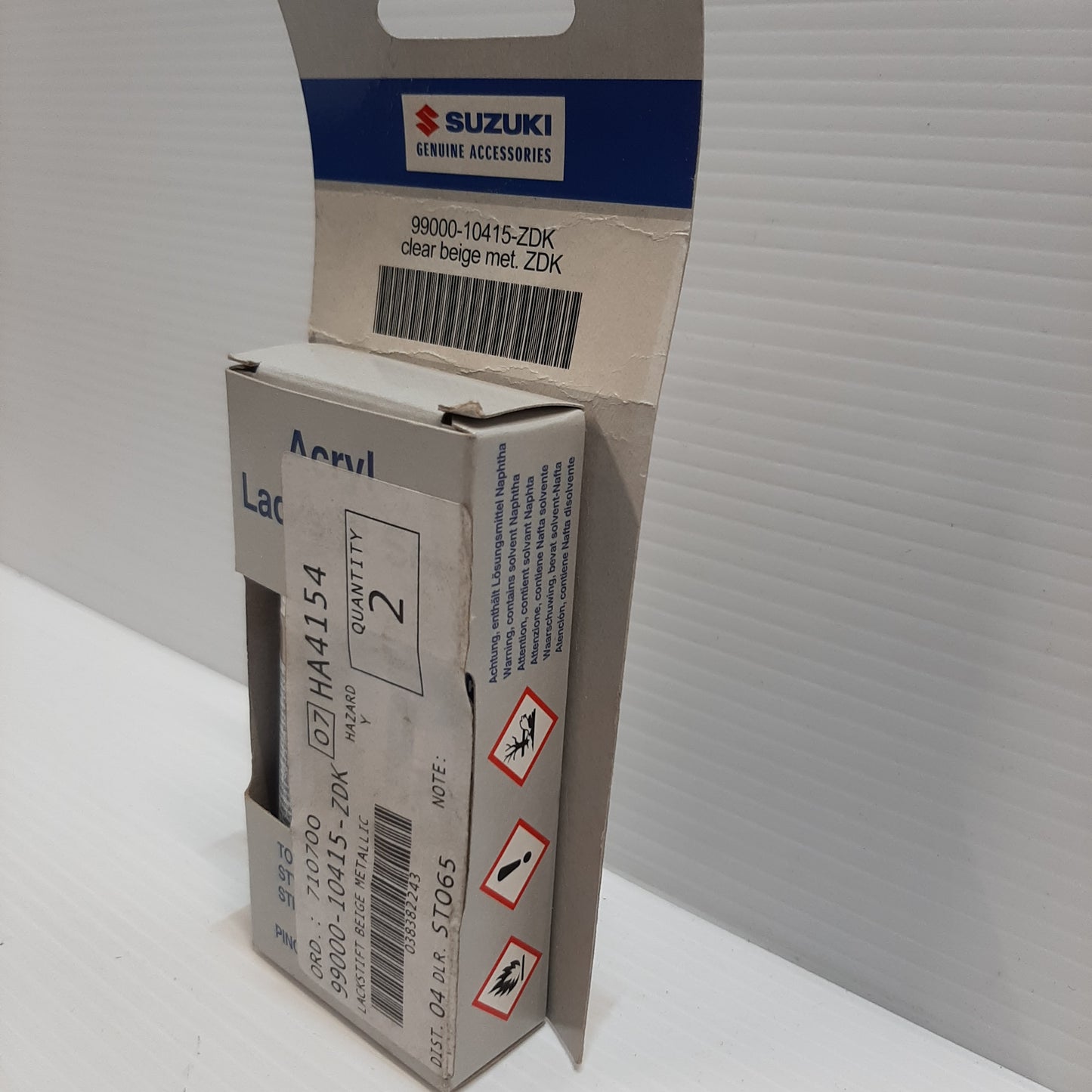 Genuine Touch Up Pen Set - Beige Metal ZWD - Suzuki | 99000-10415-ZDK