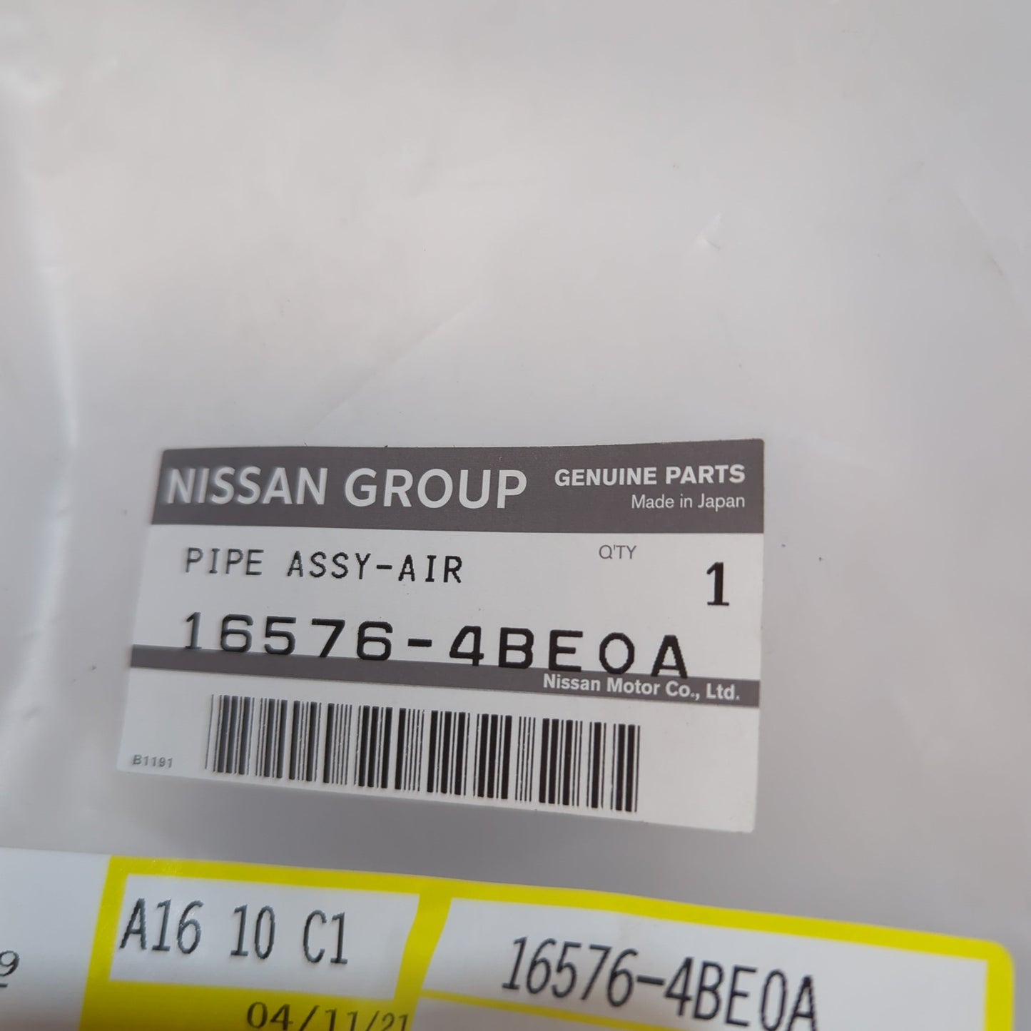 Genuine Air Duct Pipe - Nissan X-Trail 2018 | 165764BE0A