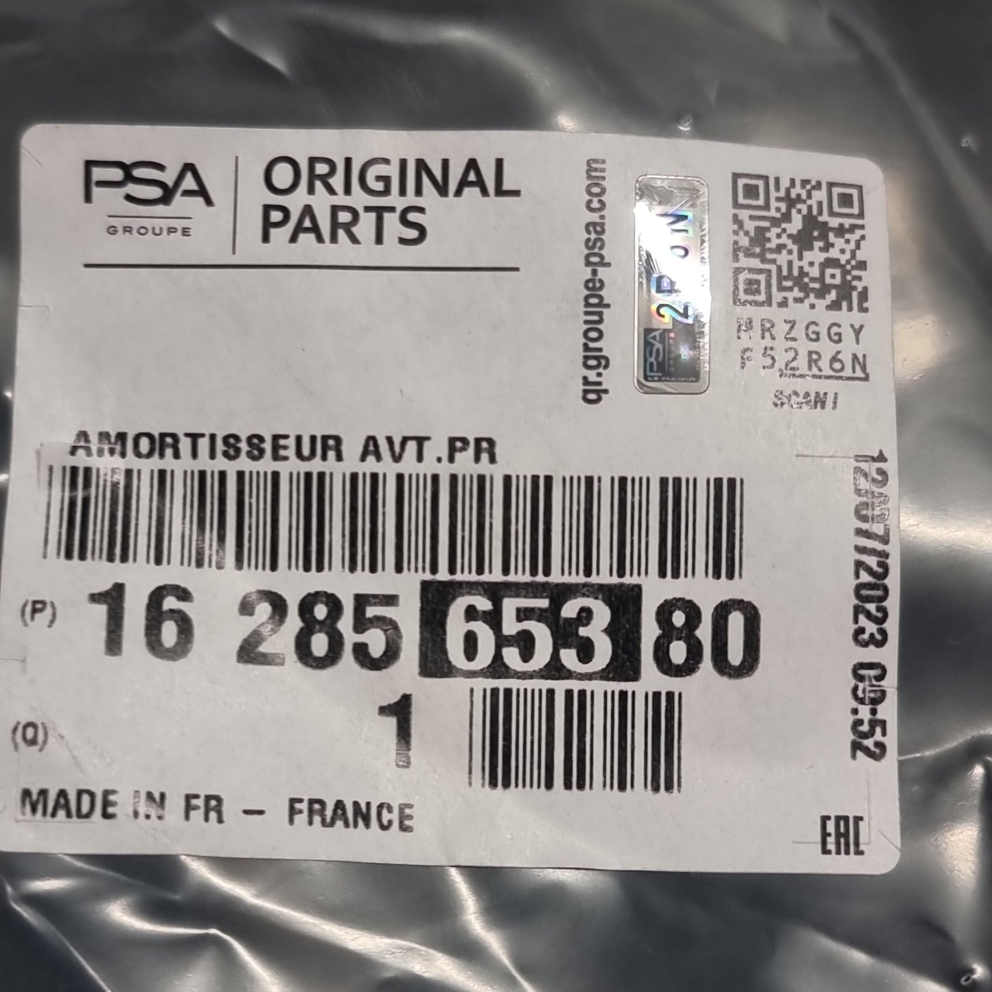 Genuine Front Shock Absorber - Peugeot 308 II | 1628565380